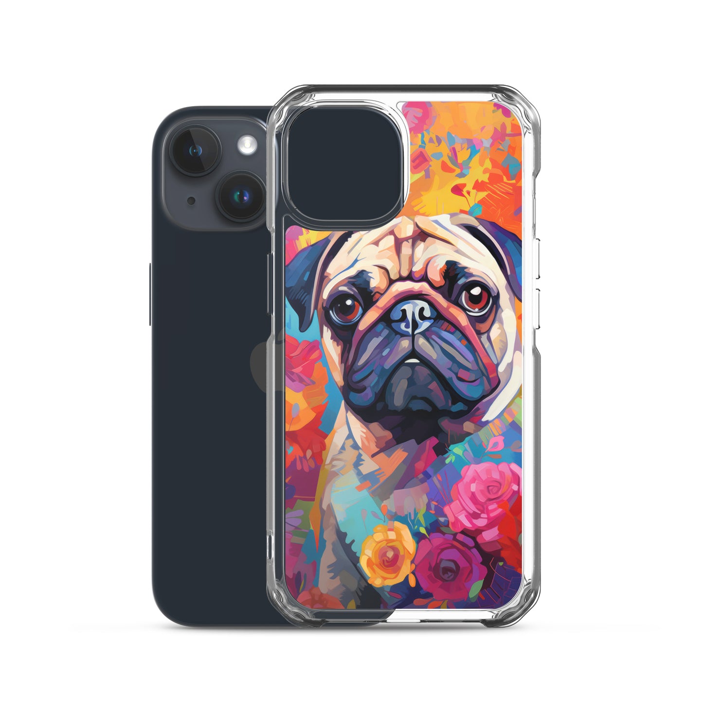 iPhone Case Painted Pug
