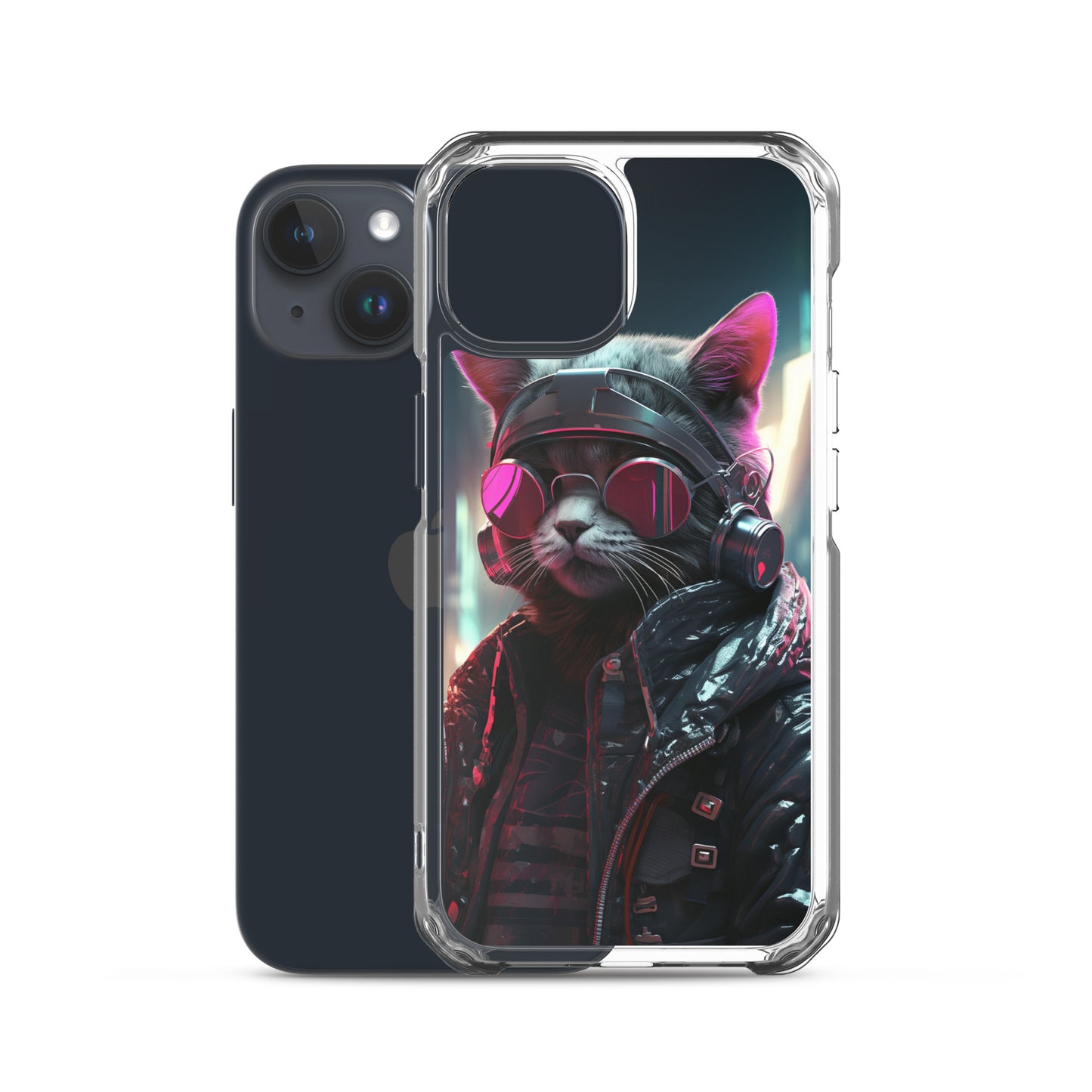 Cyberpunk Kitty Cat iPhone Case