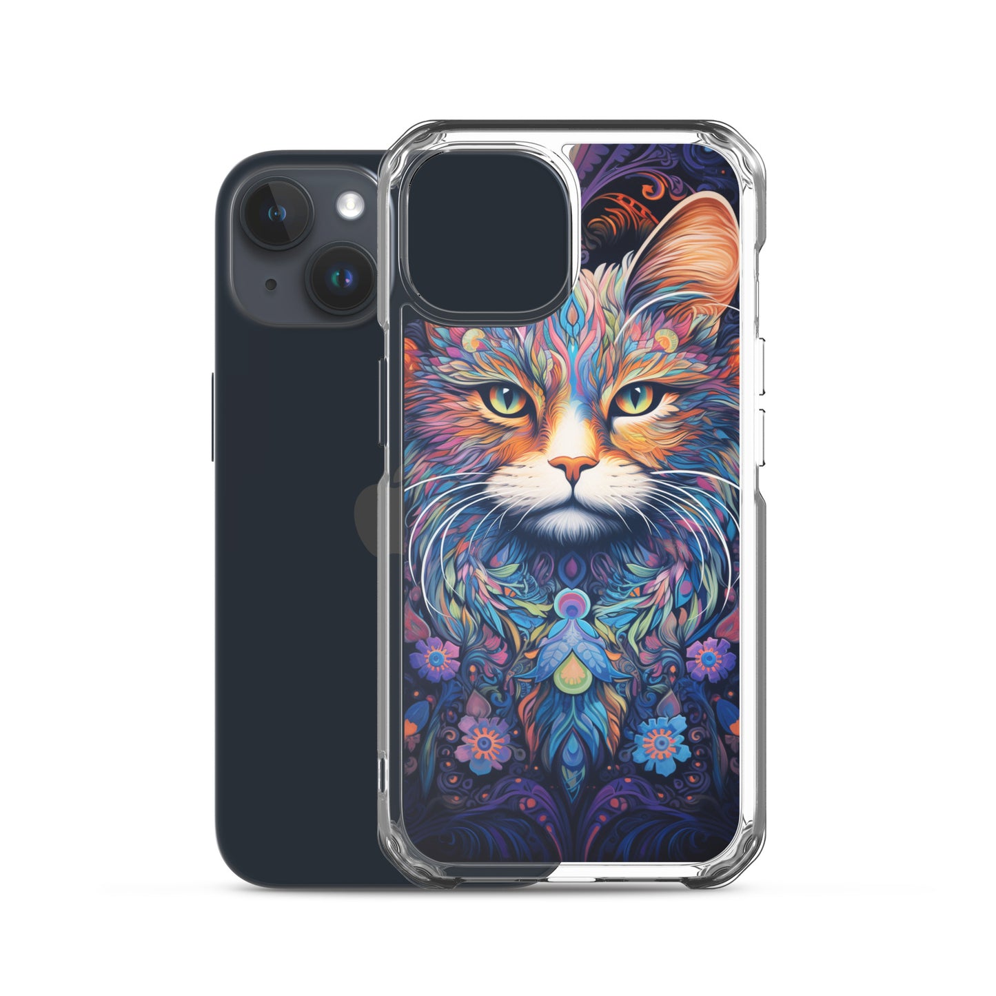 Psychedelic Cat #2 iPhone Case