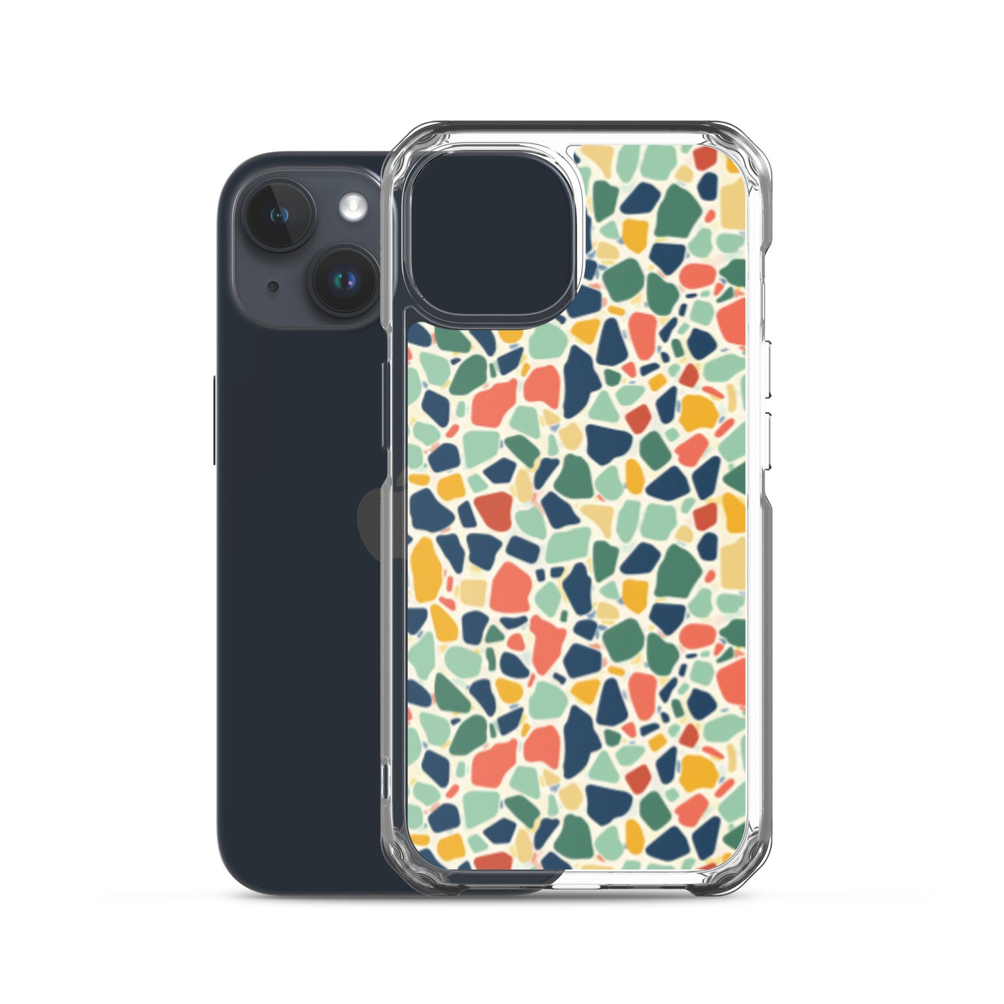 iPhone Case Colorful Retro Terrazzo Tile