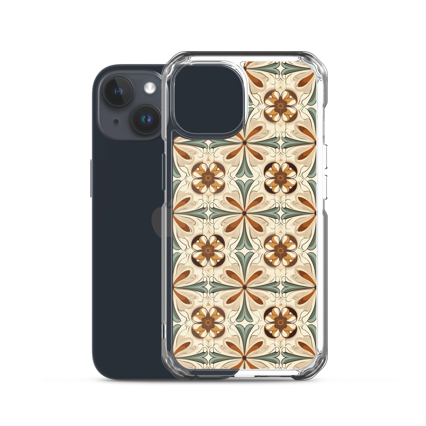 iPhone Case Ornate Leaves Tile
