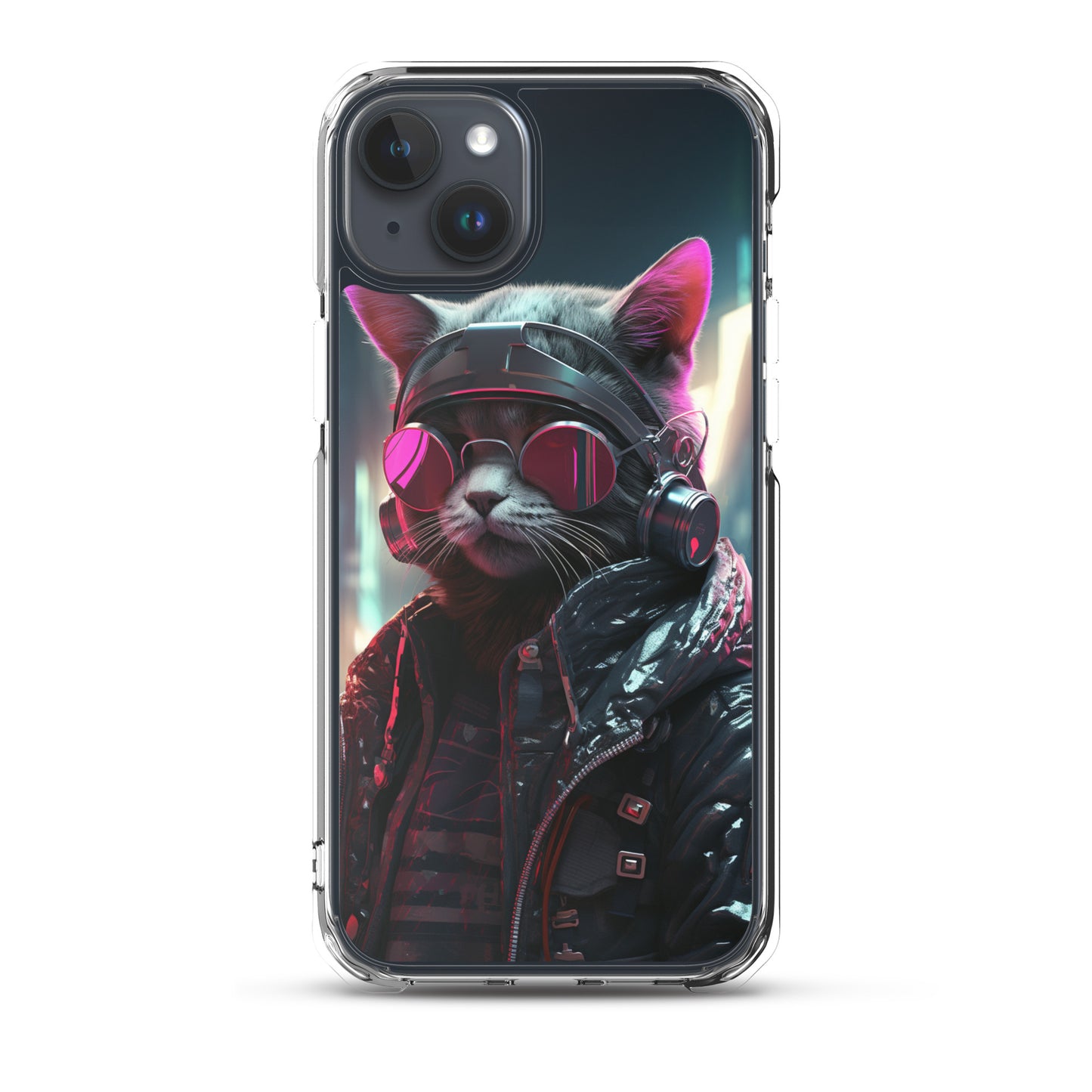 Cyberpunk Kitty Cat iPhone Case