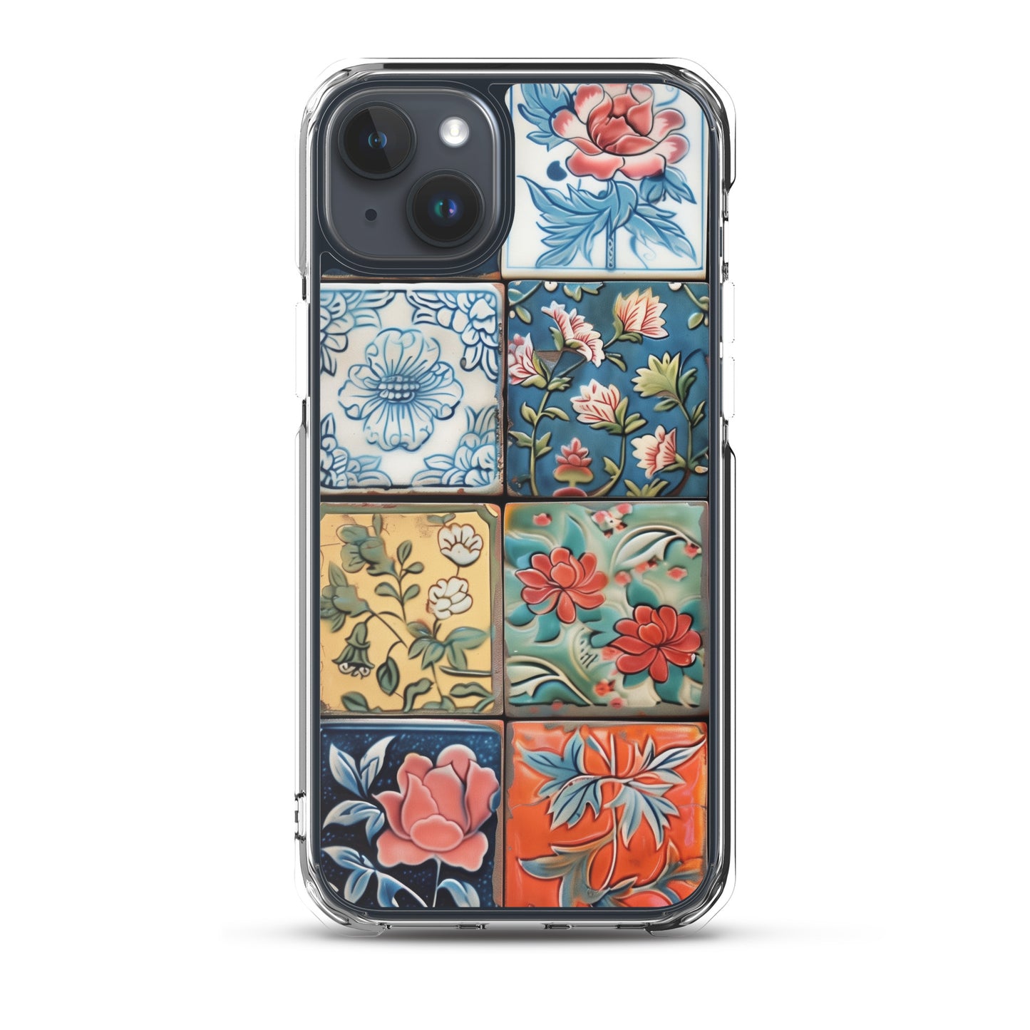 iPhone Case Colorful Majolilca Tiles
