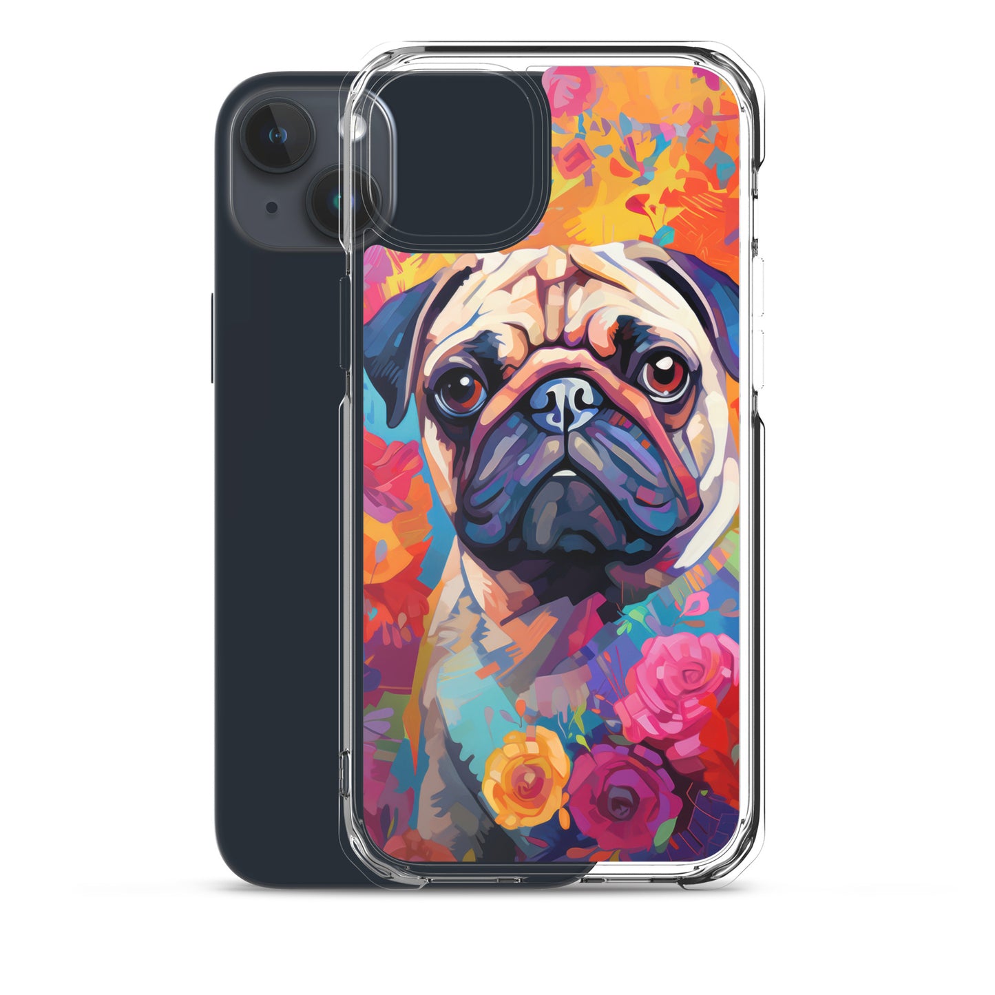 iPhone Case Painted Pug