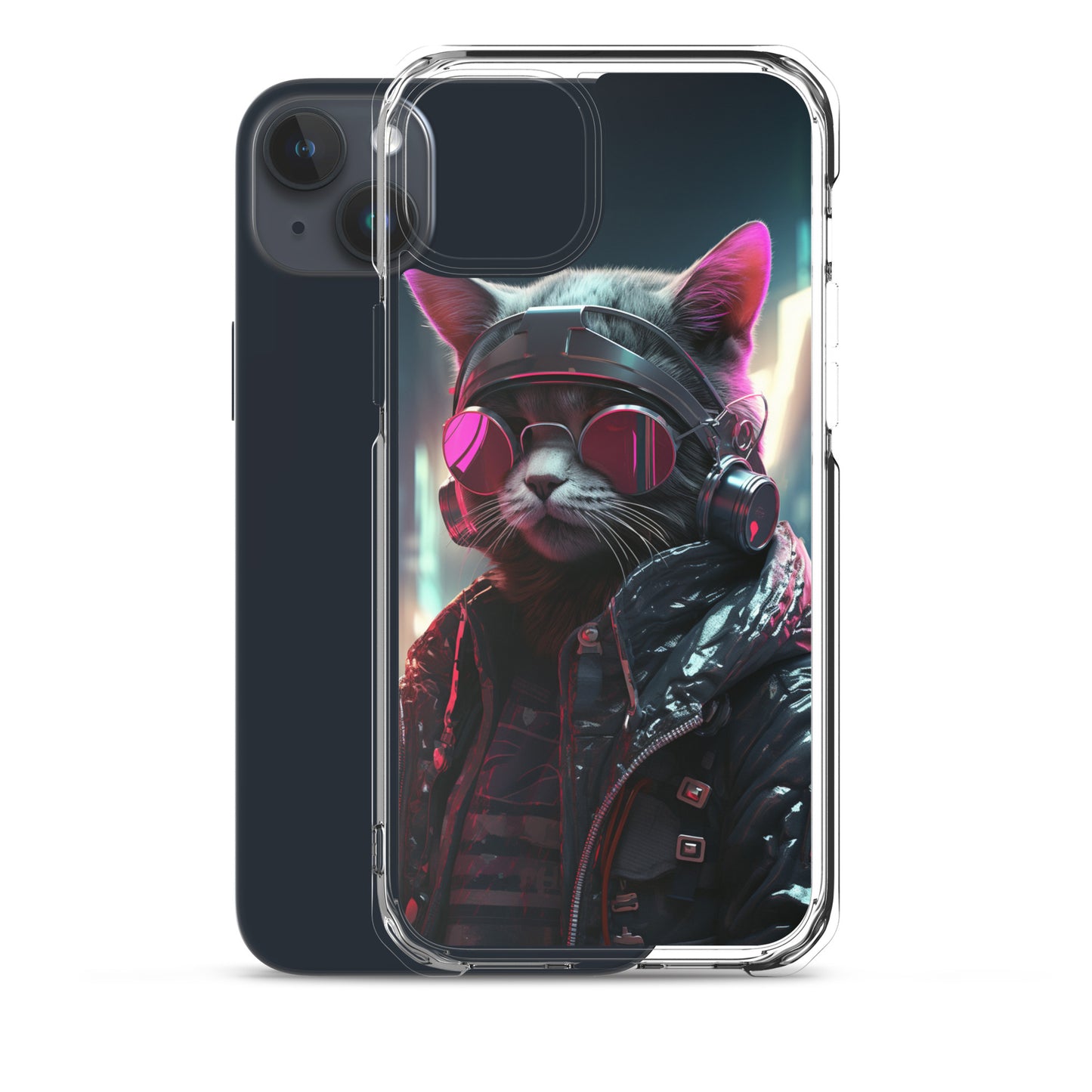 Cyberpunk Kitty Cat iPhone Case