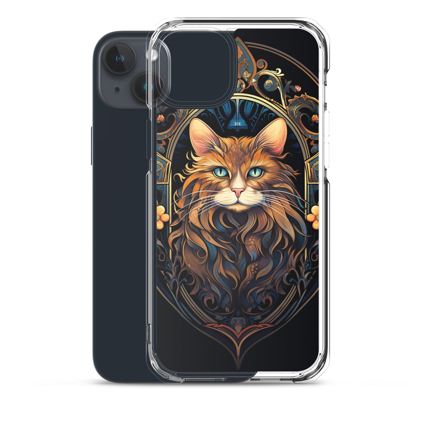 Art Nouveau Cat #3 iPhone Case