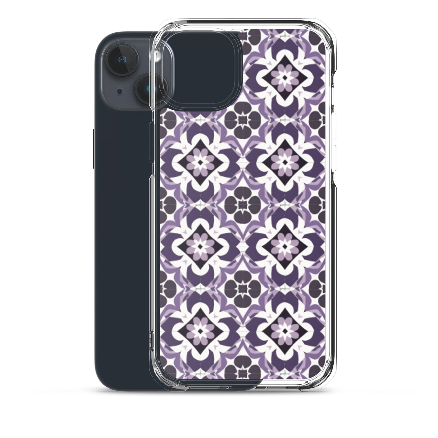 iPhone Case Purple Moroccan Style Tile