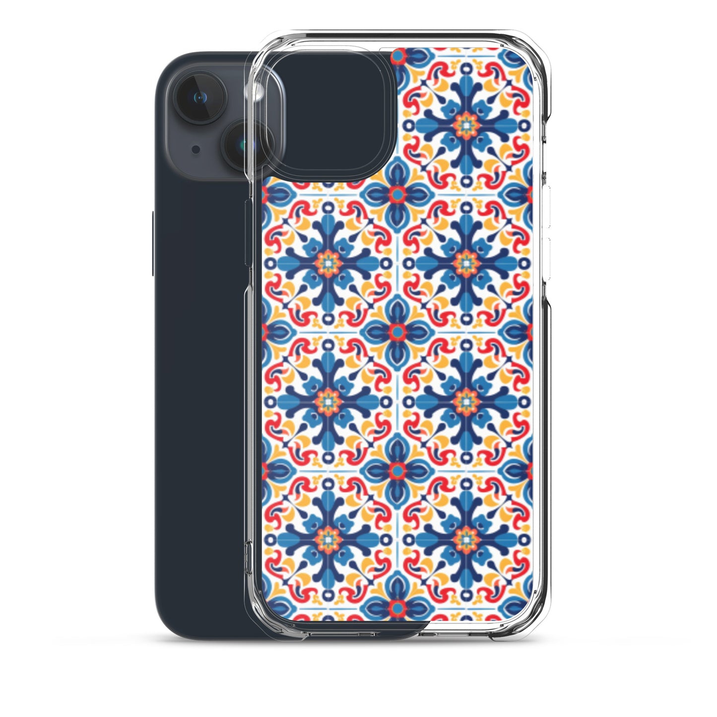 iPhone Case Talavera Tiles Blue and Red