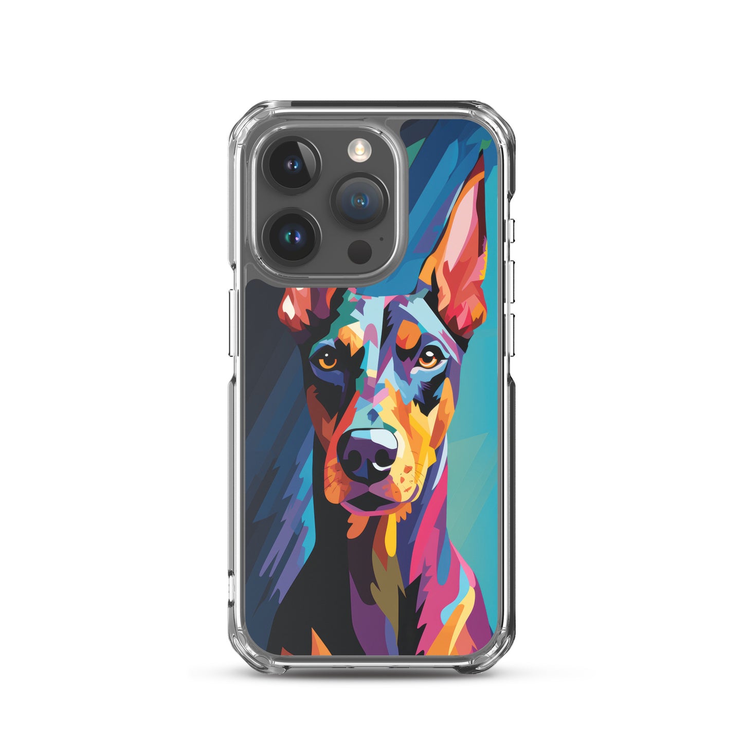 iPhone Case Painted Doberman Pinscher