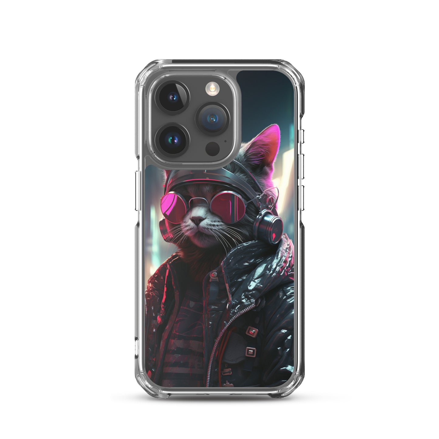 Cyberpunk Kitty Cat iPhone Case