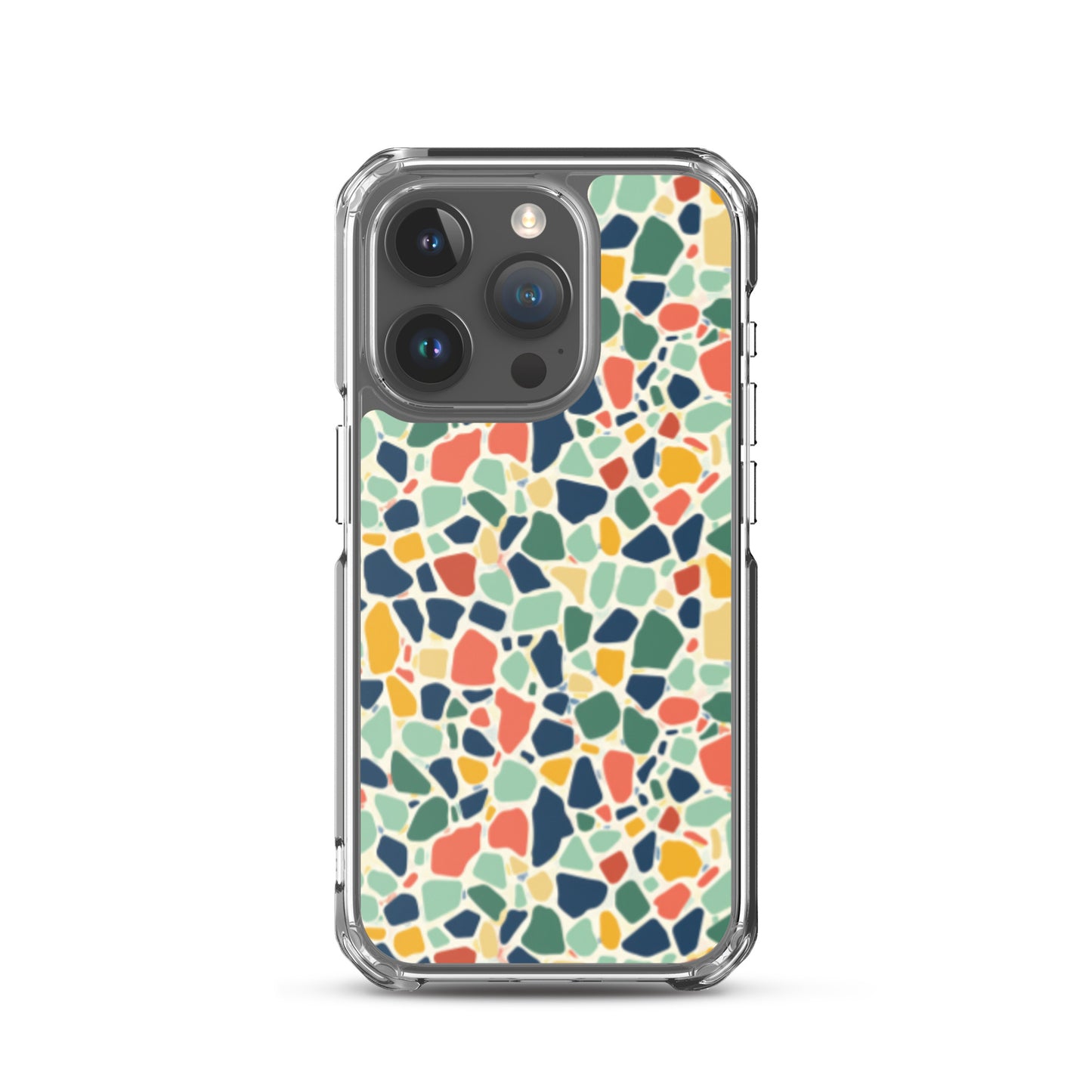 iPhone Case Colorful Retro Terrazzo Tile