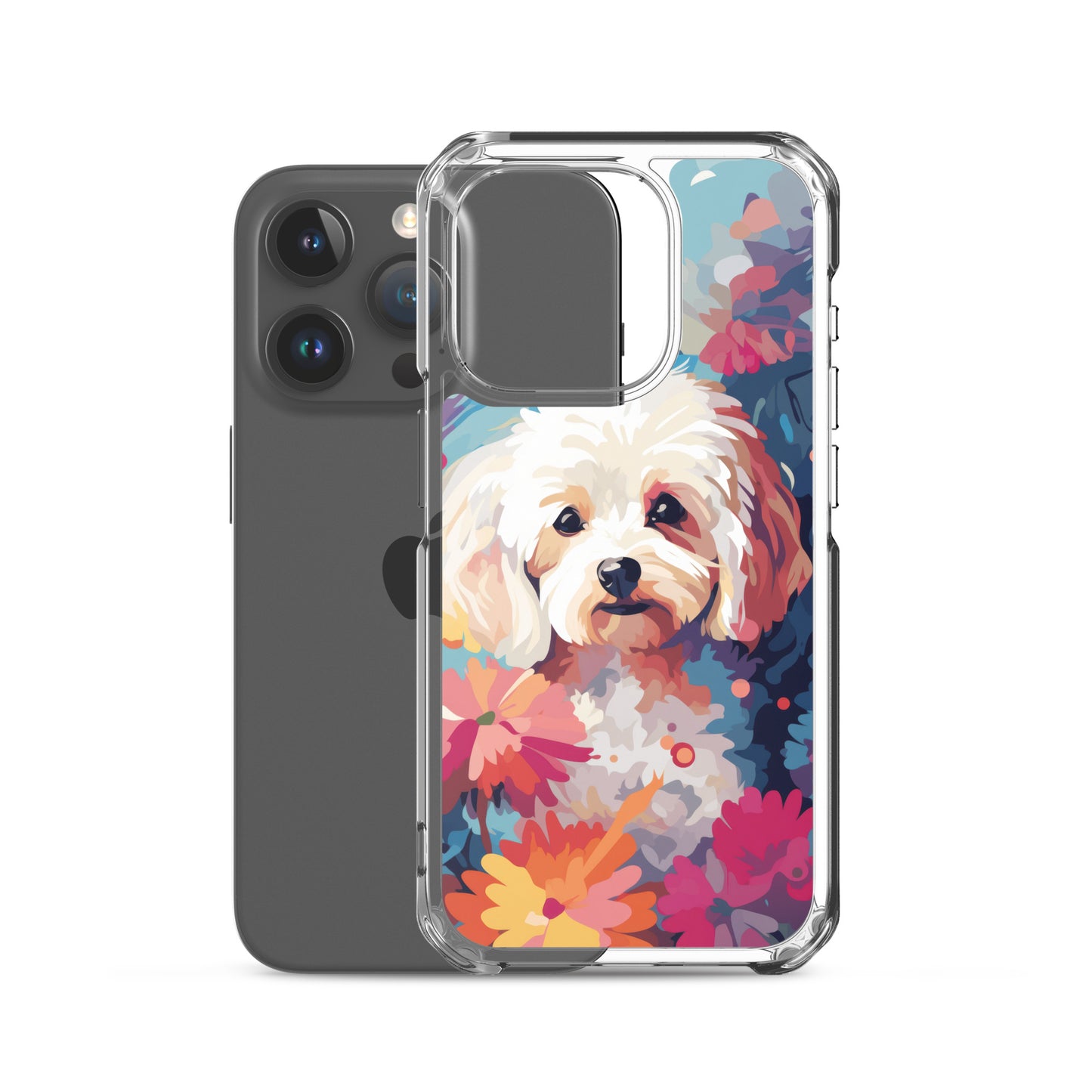 iPhone Case Painted Bichon Frise