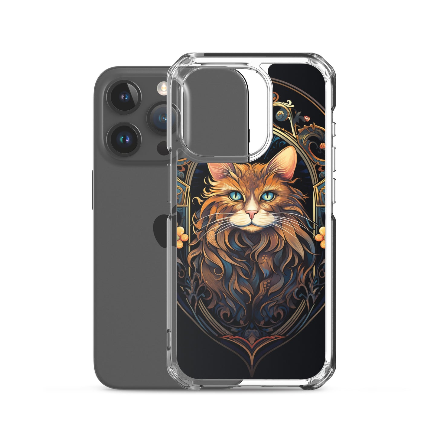 Art Nouveau Cat #3 iPhone Case