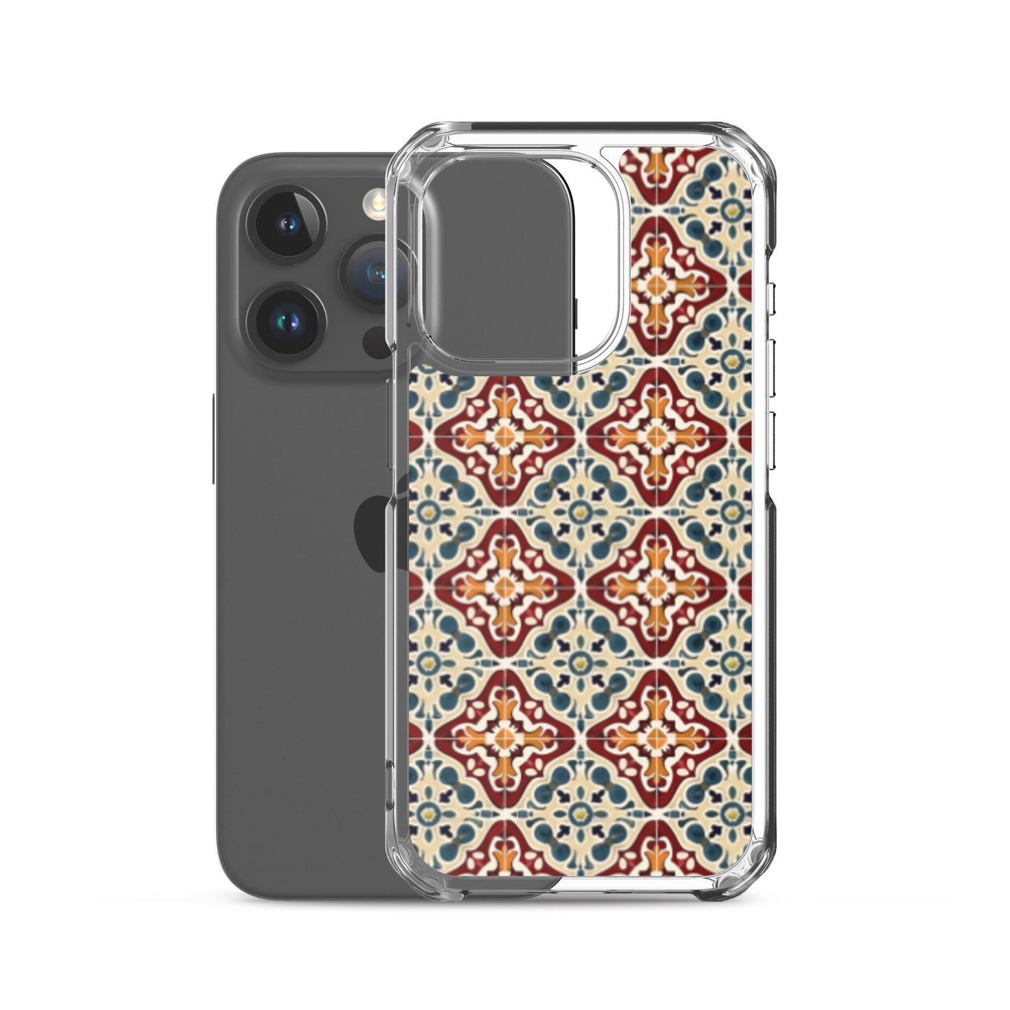 iPhone Case Classic Encaustic Tile Red