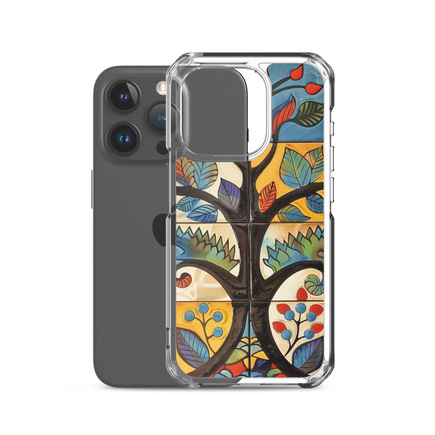 iPhone Case Colorful Tile Tree