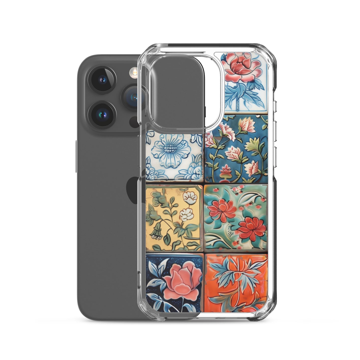iPhone Case Colorful Majolilca Tiles