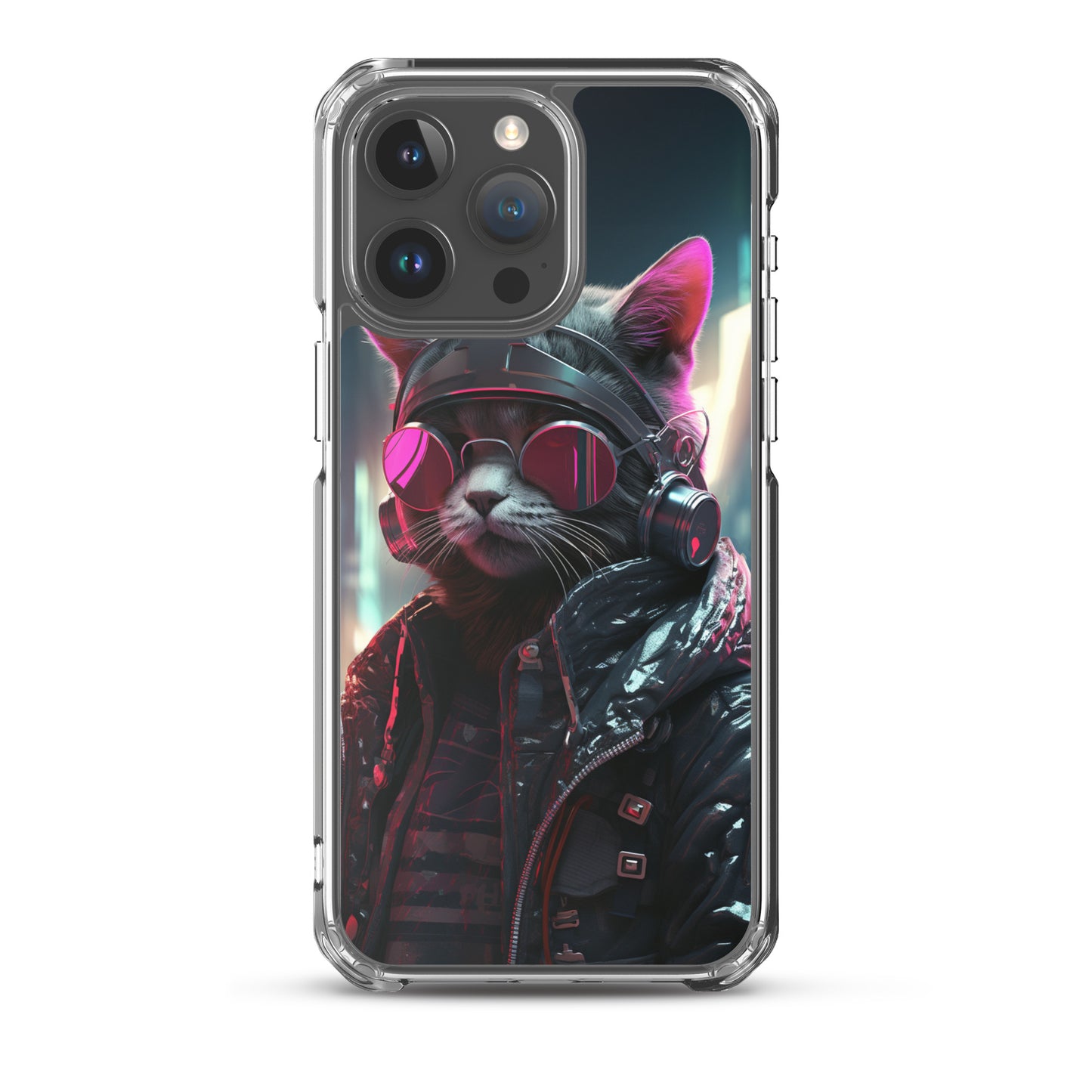 Cyberpunk Kitty Cat iPhone Case