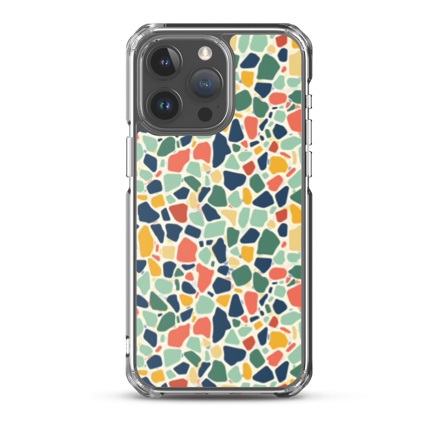 iPhone Case Colorful Retro Terrazzo Tile