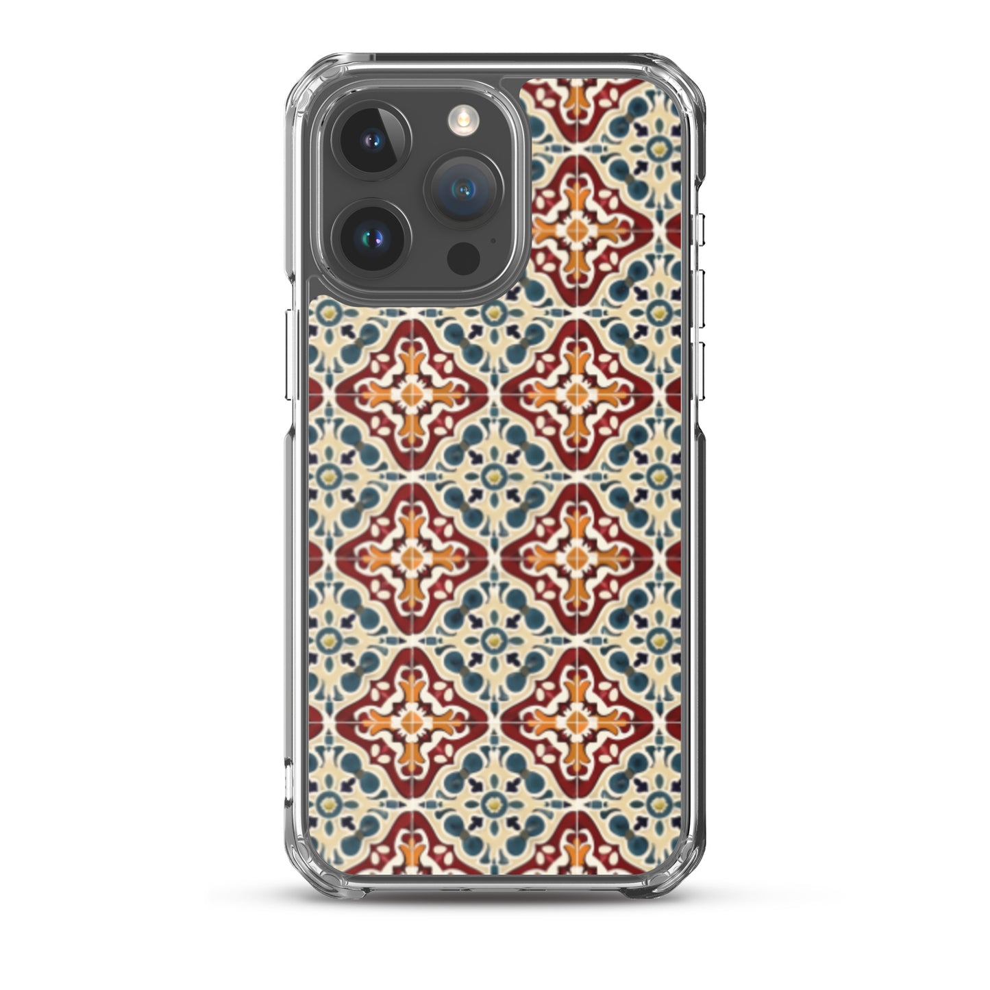 iPhone Case Classic Encaustic Tile Red
