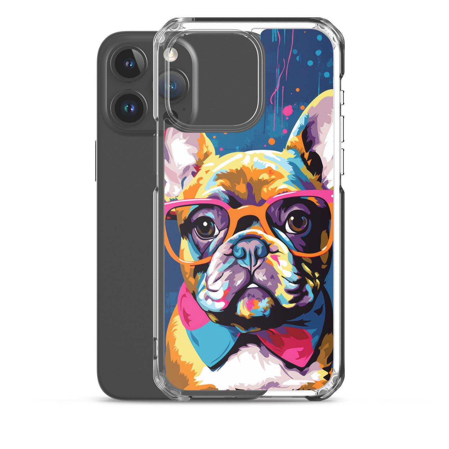 iPhone Case Painted Stylish French Bulldog
