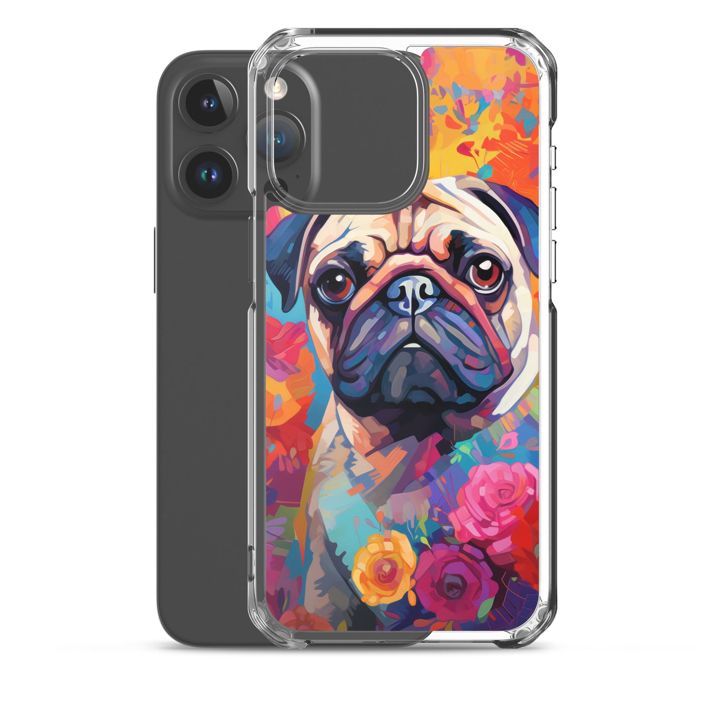 iPhone Case Painted Pug