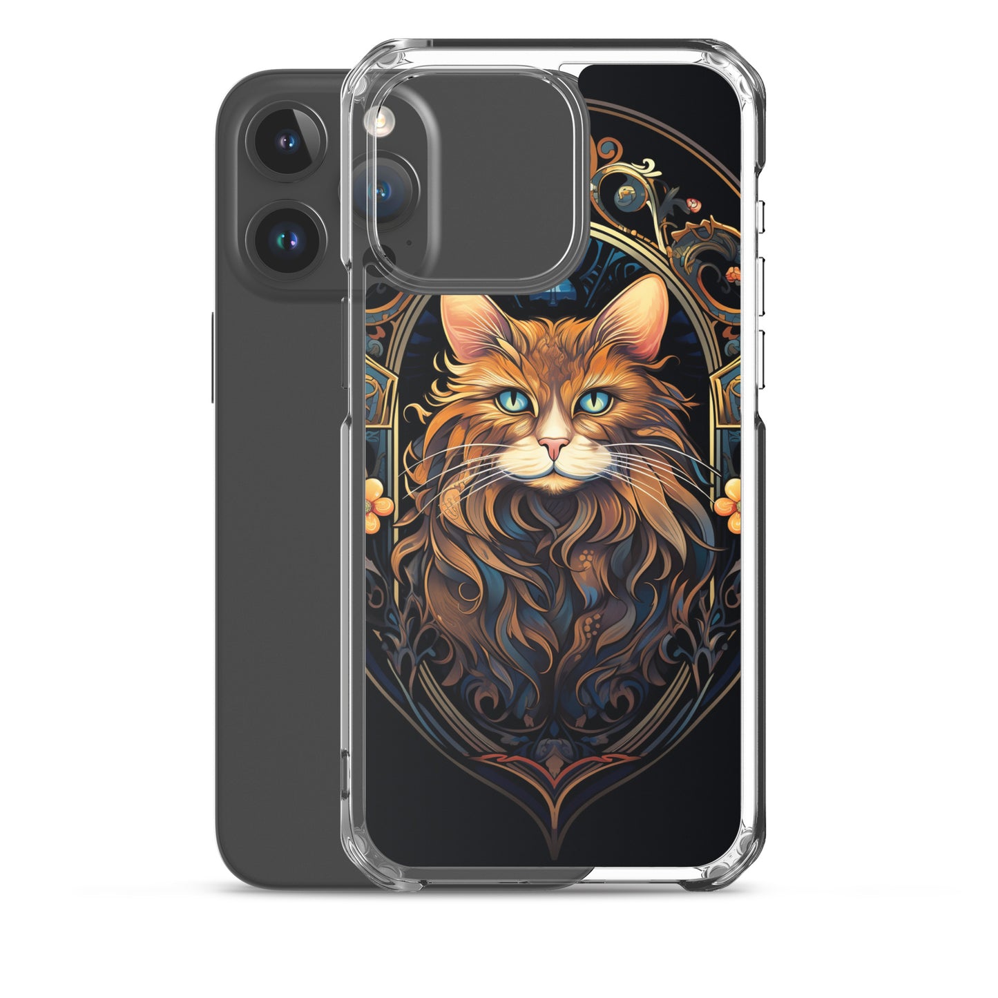 Art Nouveau Cat #3 iPhone Case