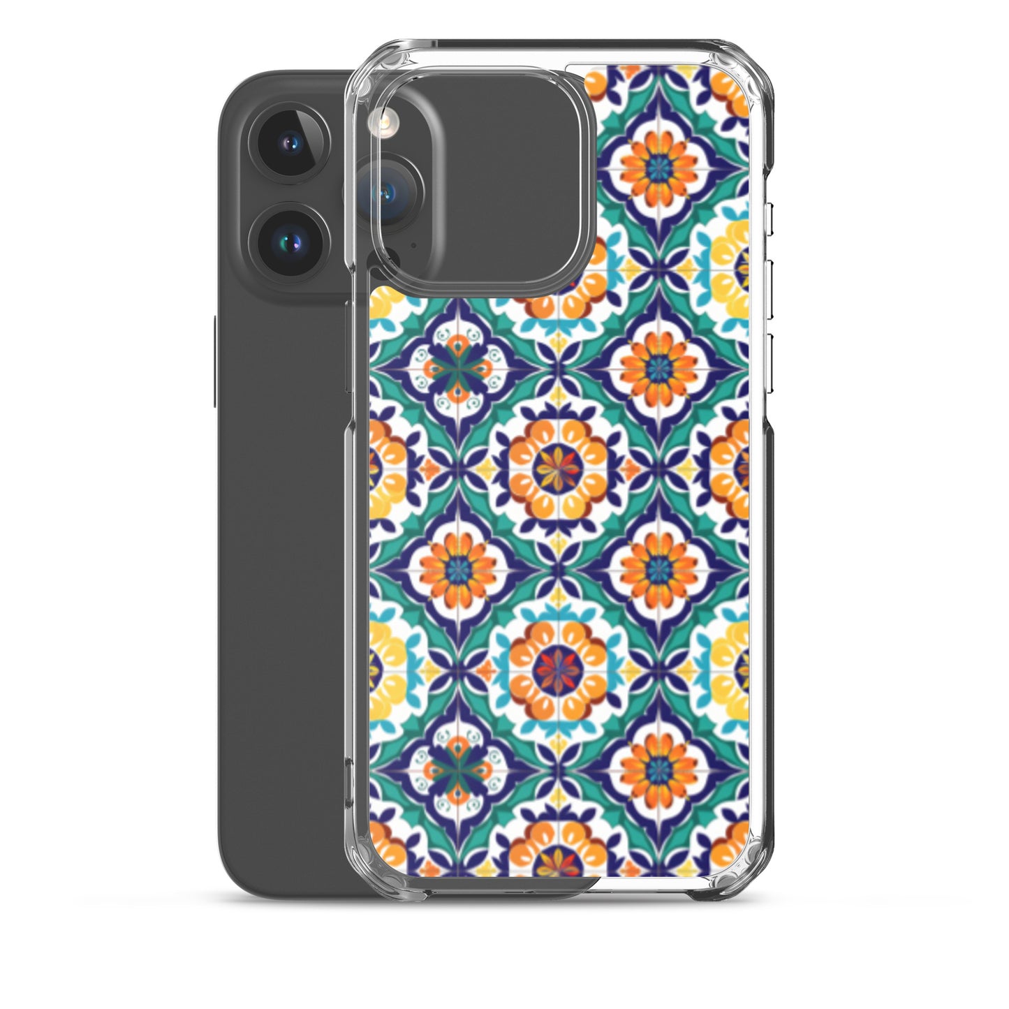 iPhone Case Talavera Tiles Green and Blue