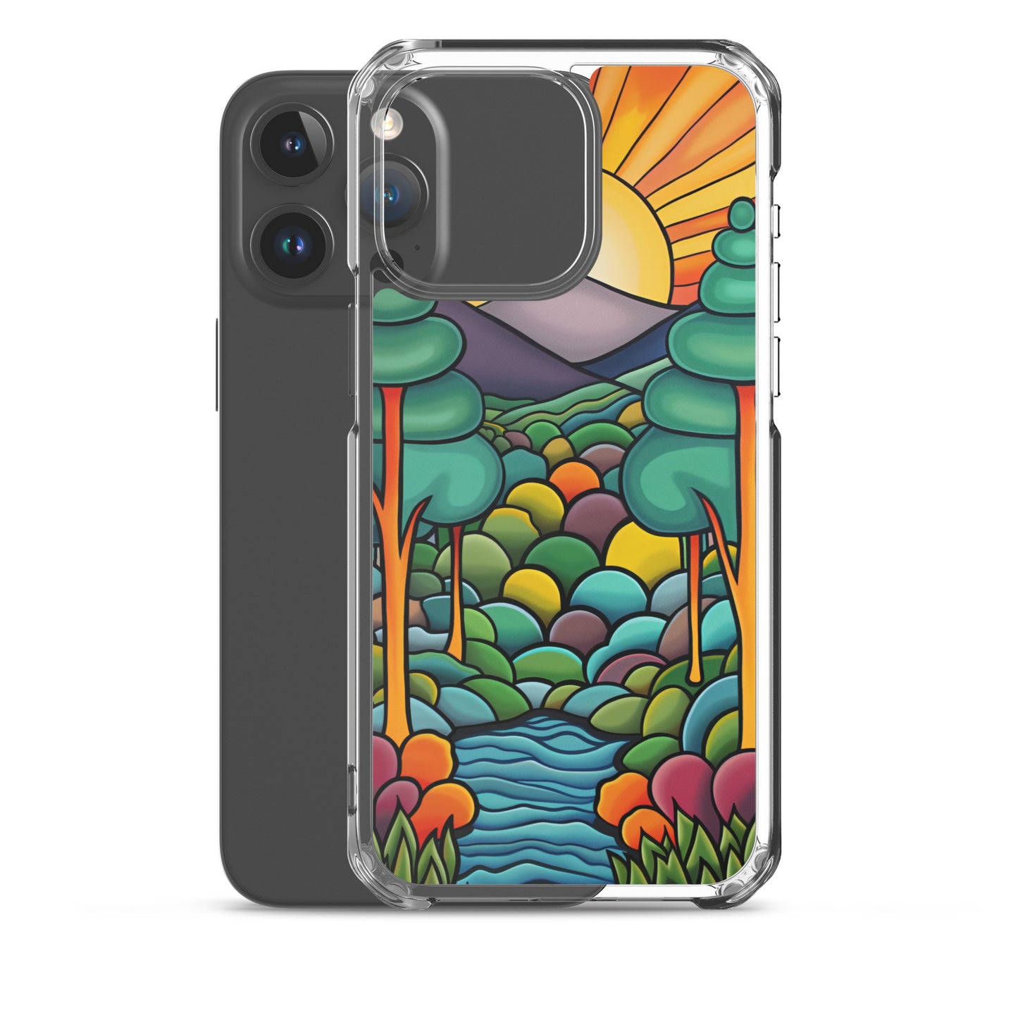 iPhone Case Arkley Sunrise over Mountains and Forest
