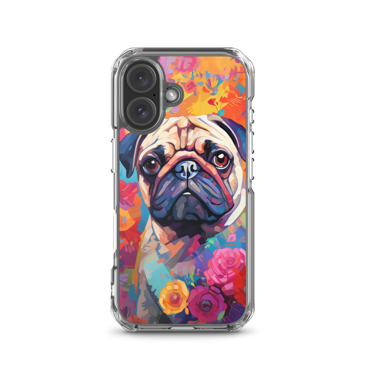 iPhone Case Painted Pug