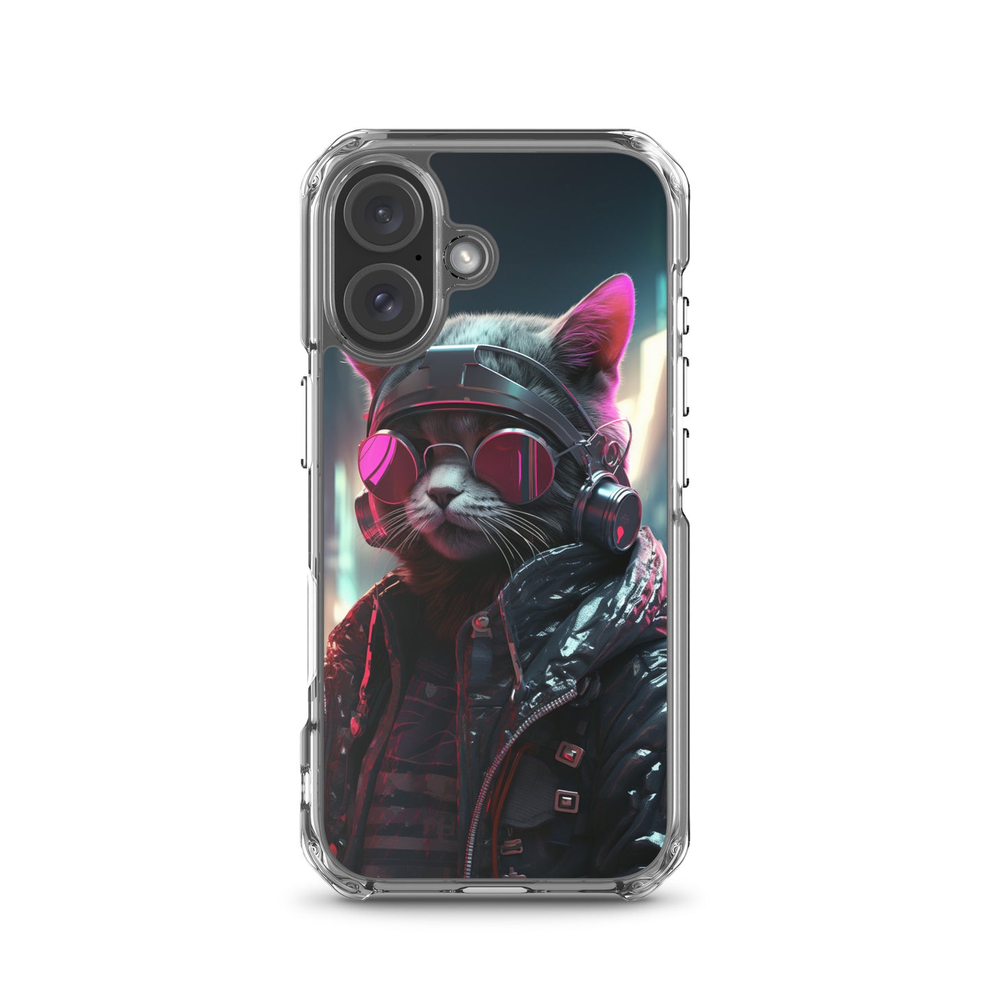 Cyberpunk Kitty Cat iPhone Case