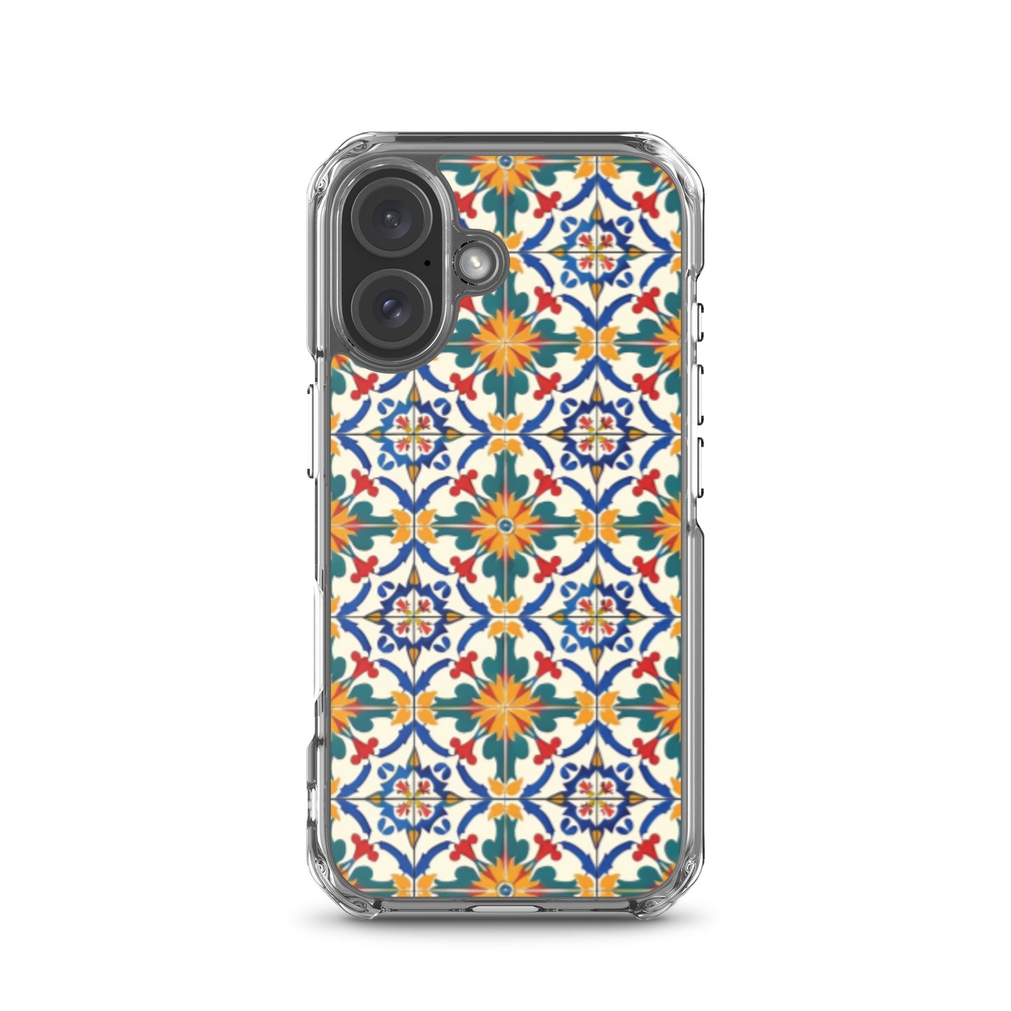 iPhone Case Colorful Yellow & Green Mediterranean Tiles