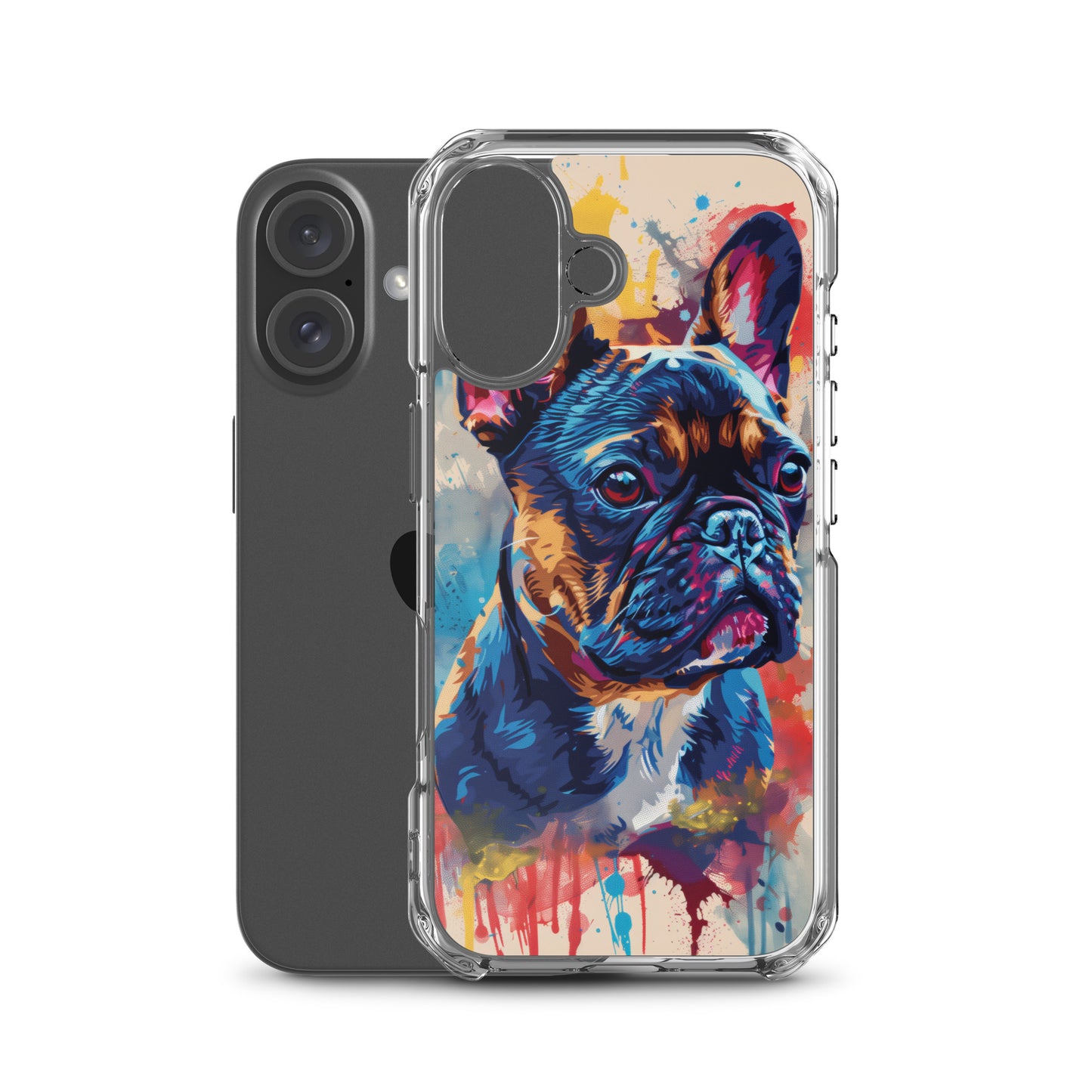 Painted French Bulldog iPhone Case
