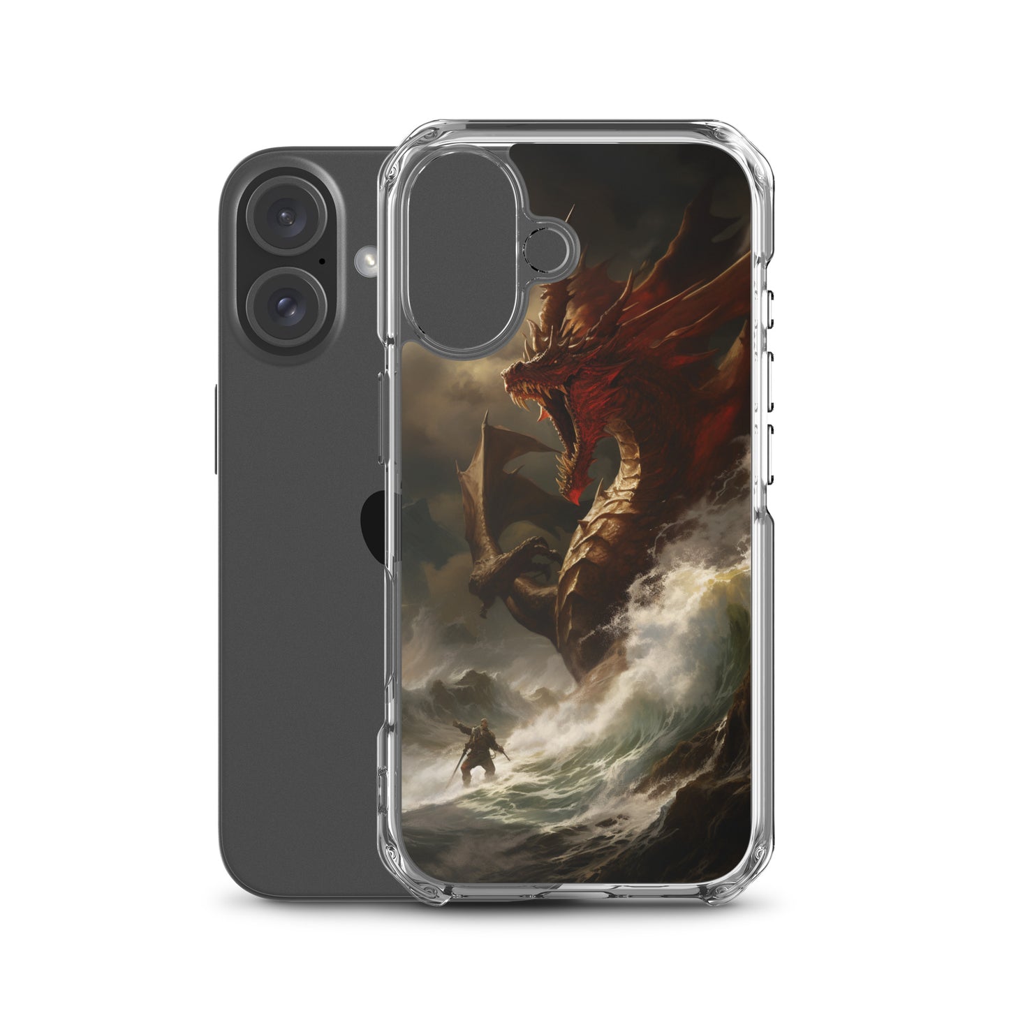 Dragon Battle iPhone Case