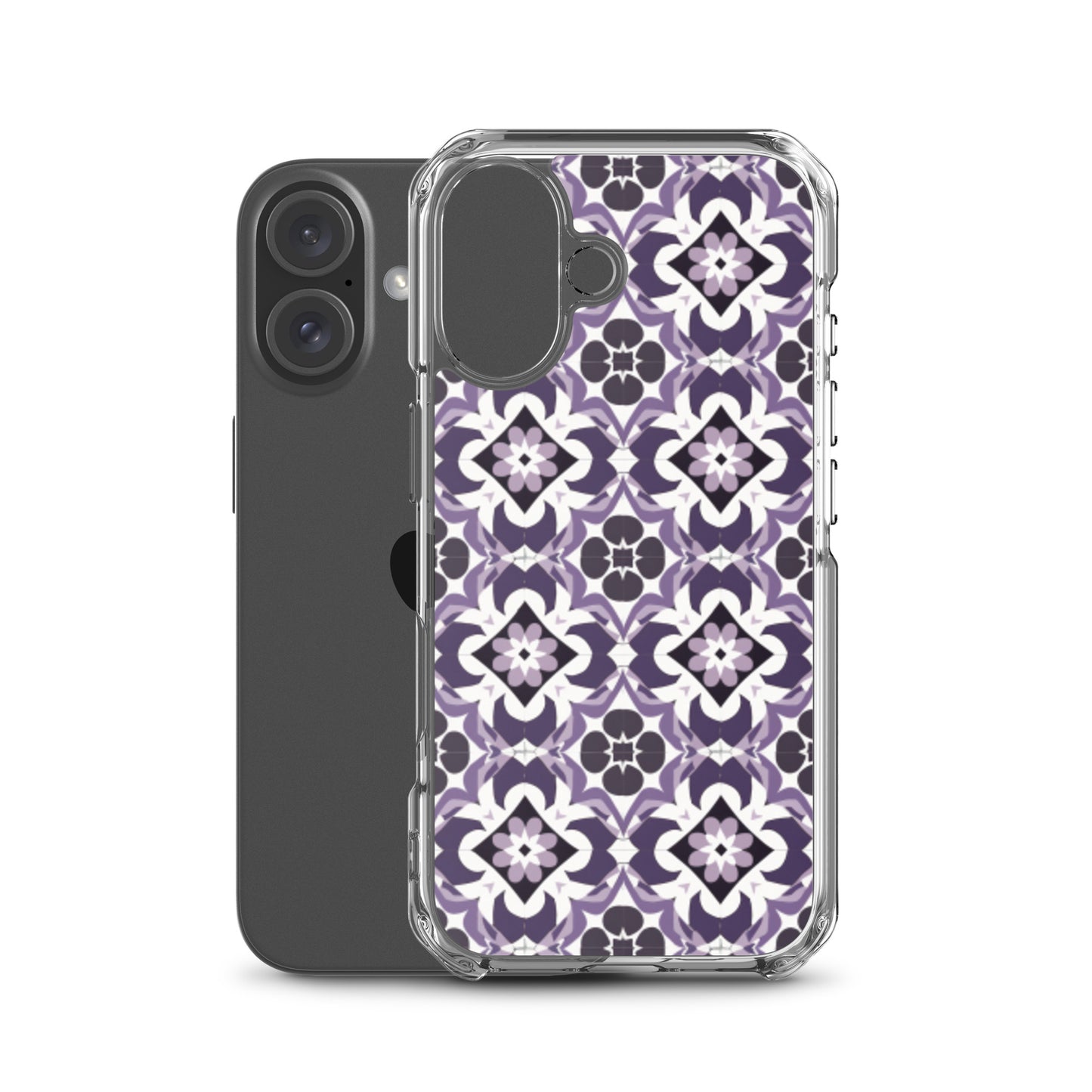 iPhone Case Purple Moroccan Style Tile