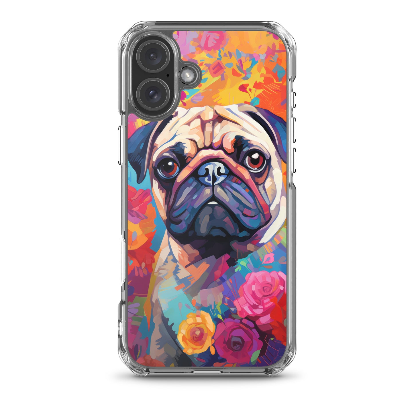 iPhone Case Painted Pug