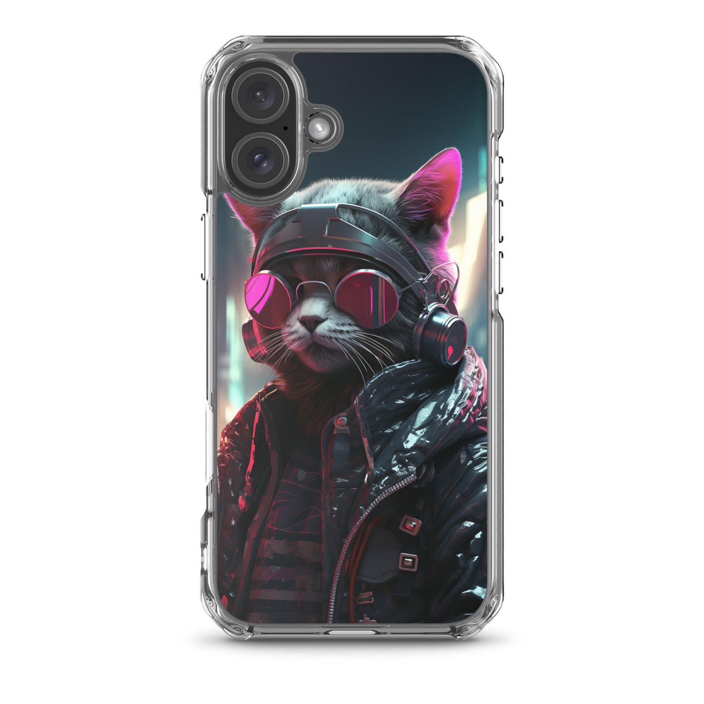Cyberpunk Kitty Cat iPhone Case