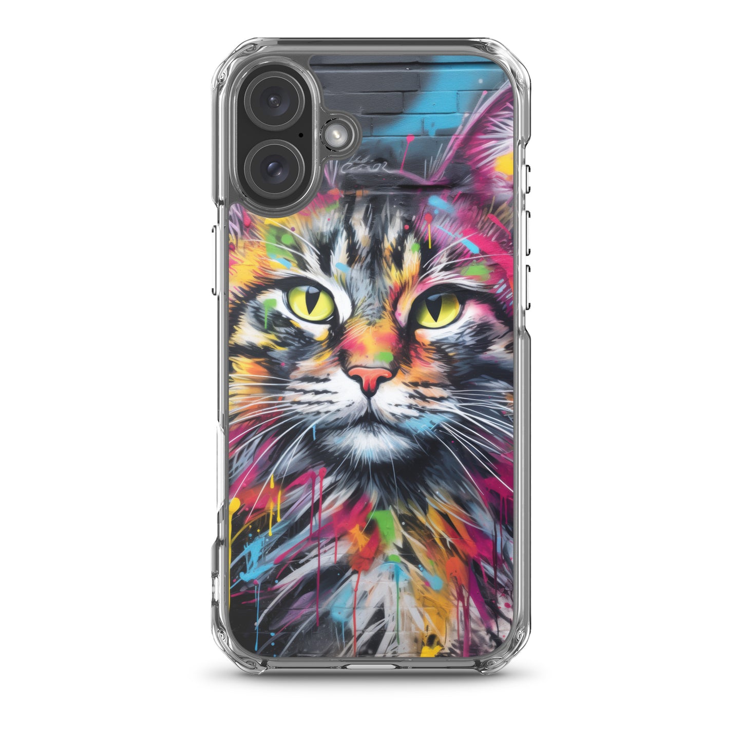 Graffiti Cat iPhone Case