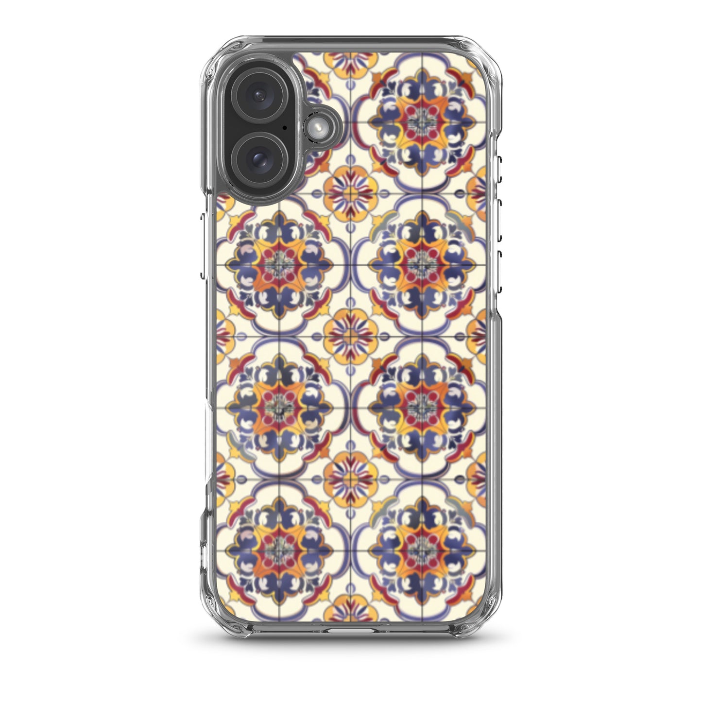 iPhone Case Classic Victorian Tile Blue
