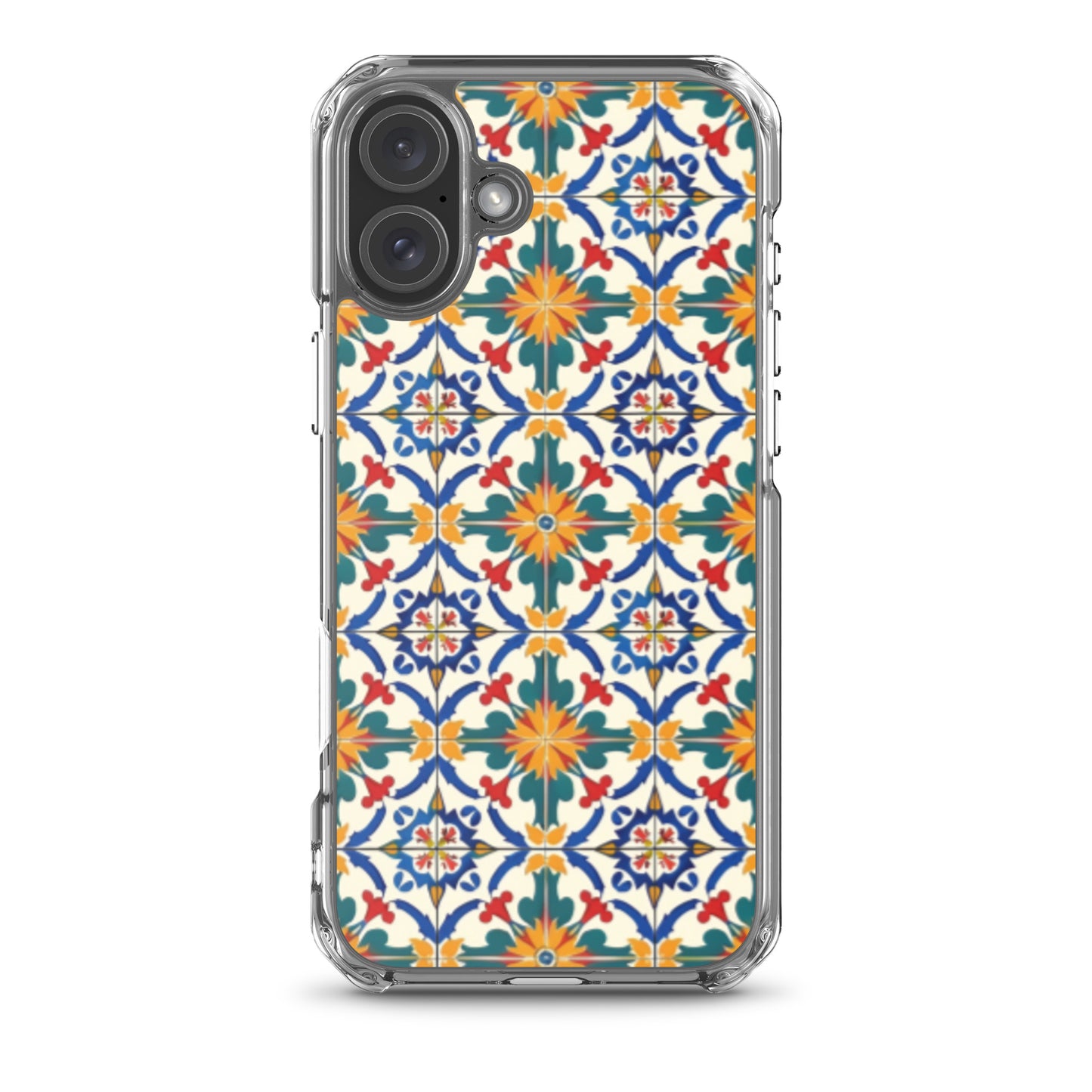 iPhone Case Colorful Yellow & Green Mediterranean Tiles