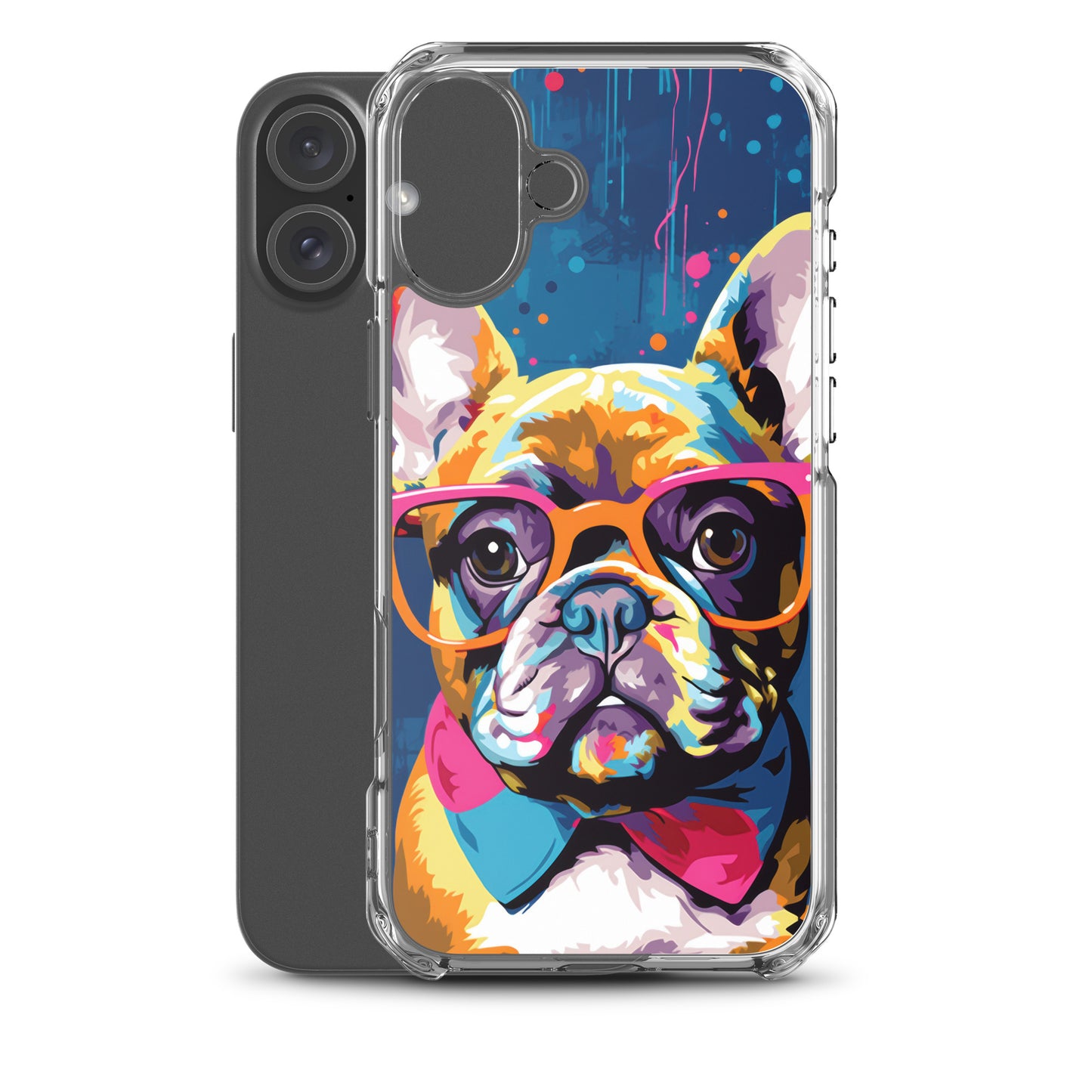 iPhone Case Painted Stylish French Bulldog