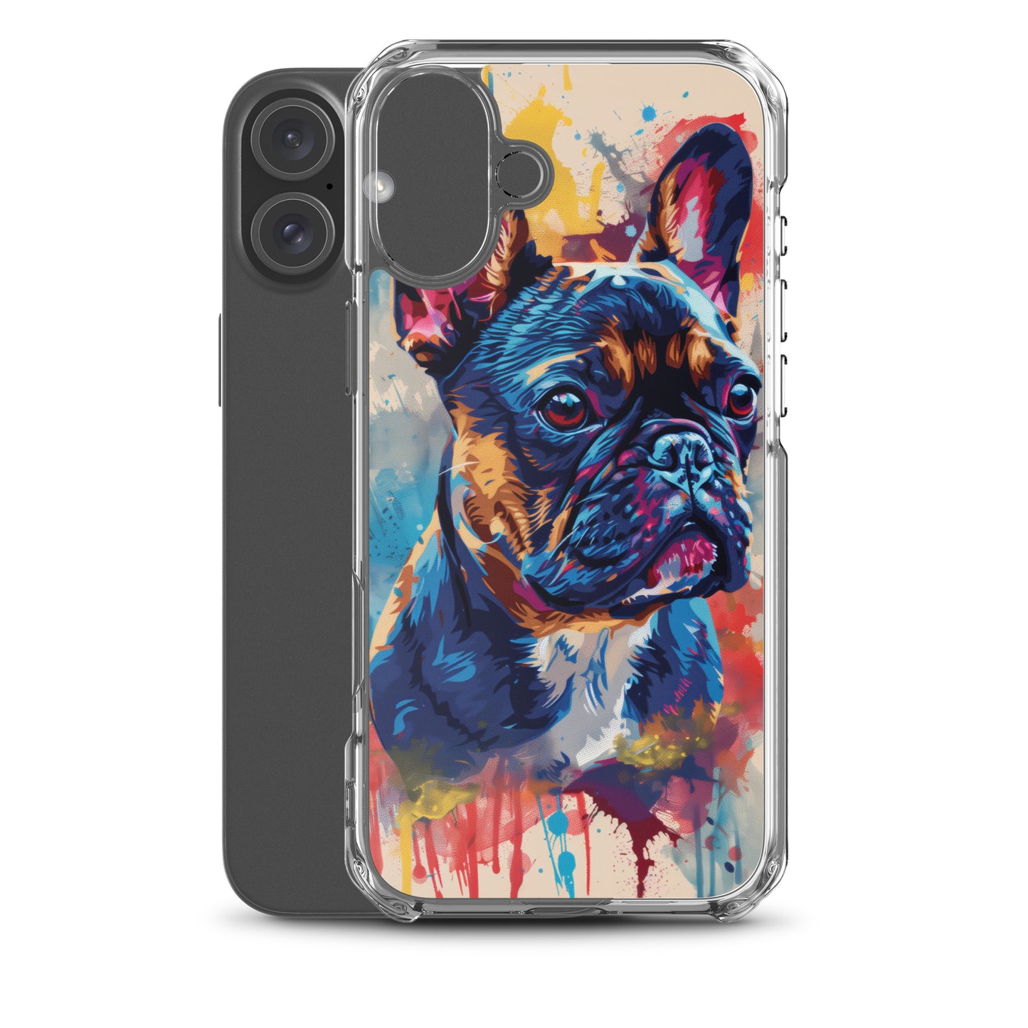 Painted French Bulldog iPhone Case