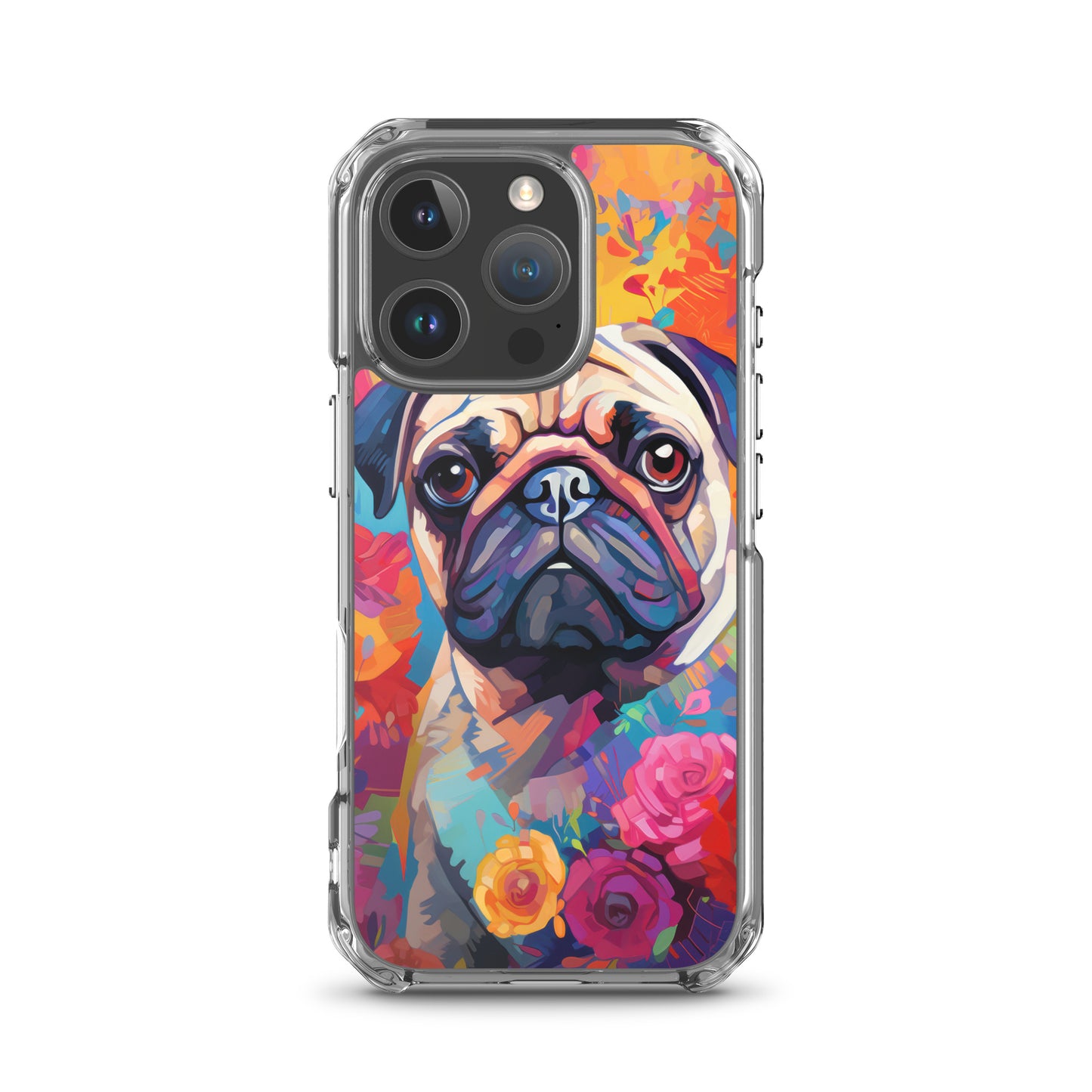 iPhone Case Painted Pug