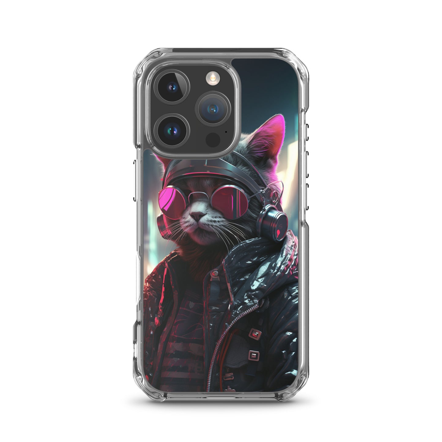 Cyberpunk Kitty Cat iPhone Case