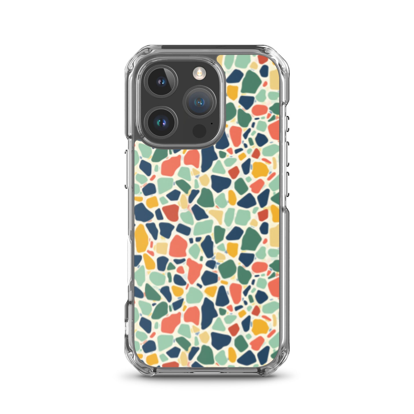 iPhone Case Colorful Retro Terrazzo Tile