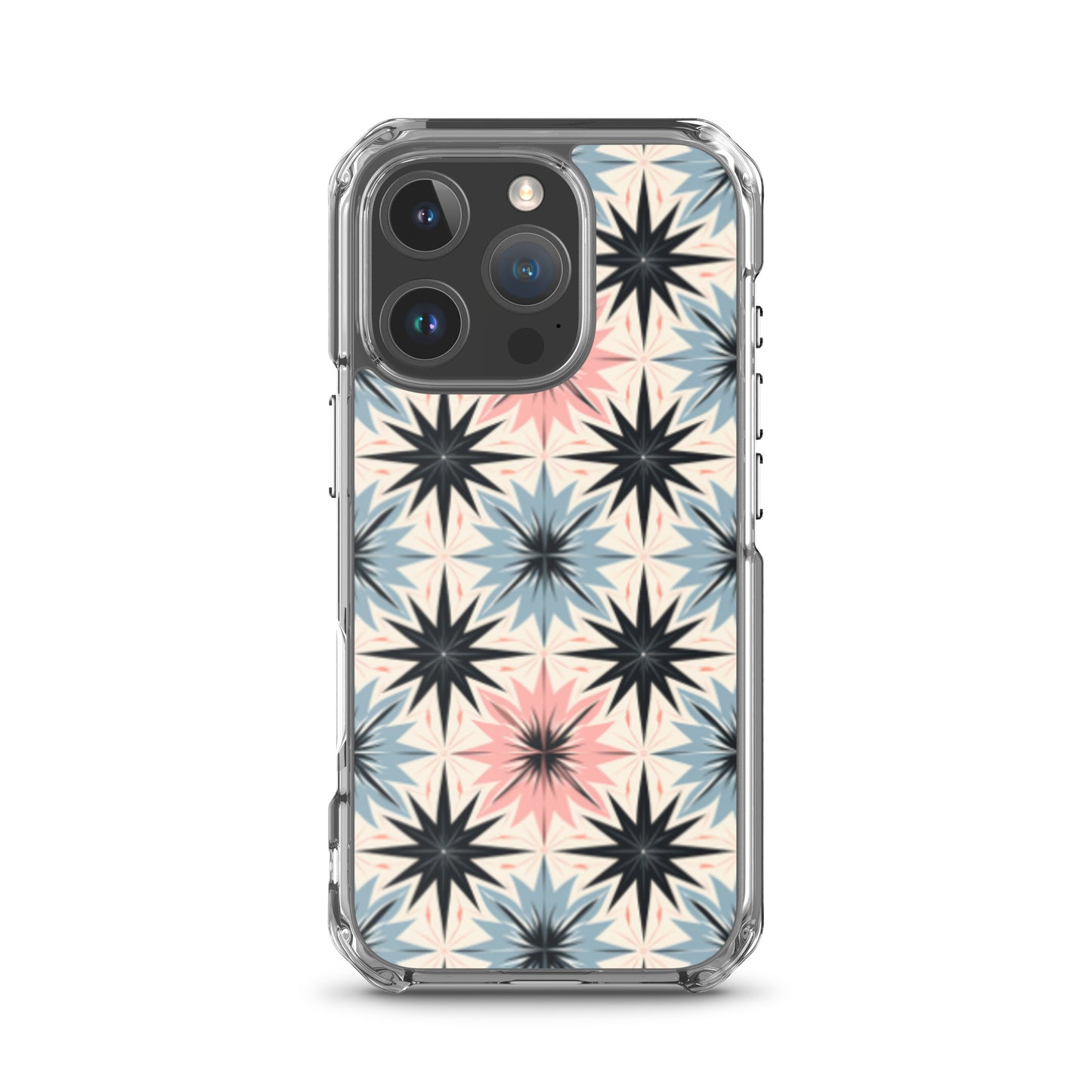 iPhone Case Pink and Blue Pastel Retro Stars