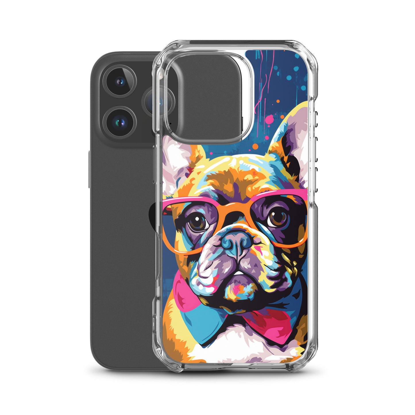 iPhone Case Painted Stylish French Bulldog