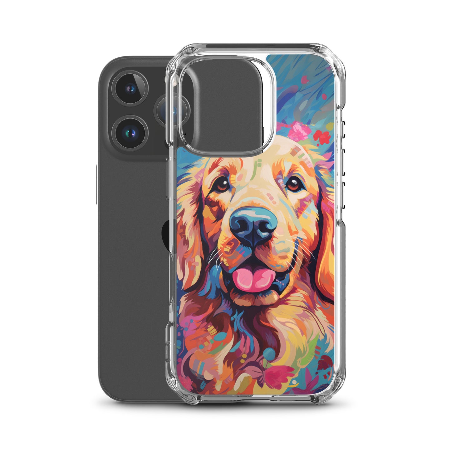 iPhone Case Painted Golden Retriever