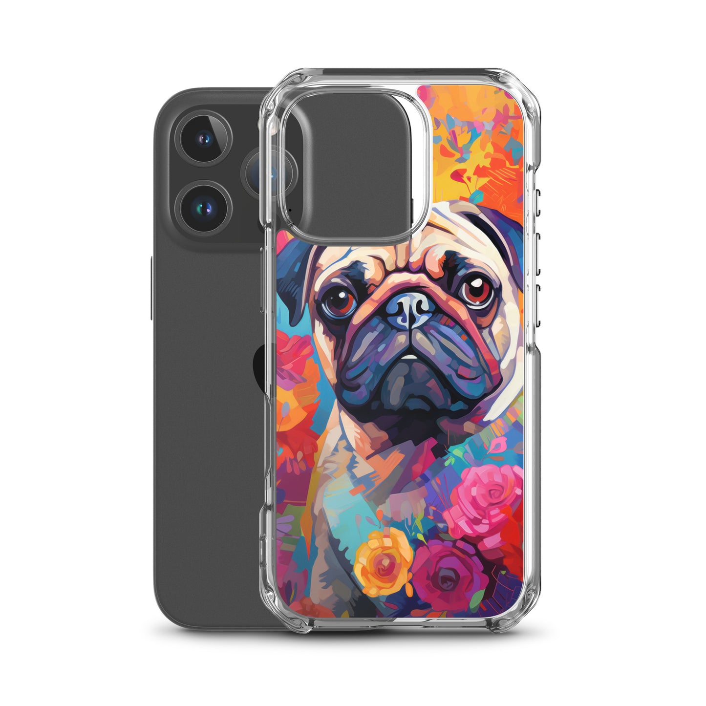 iPhone Case Painted Pug