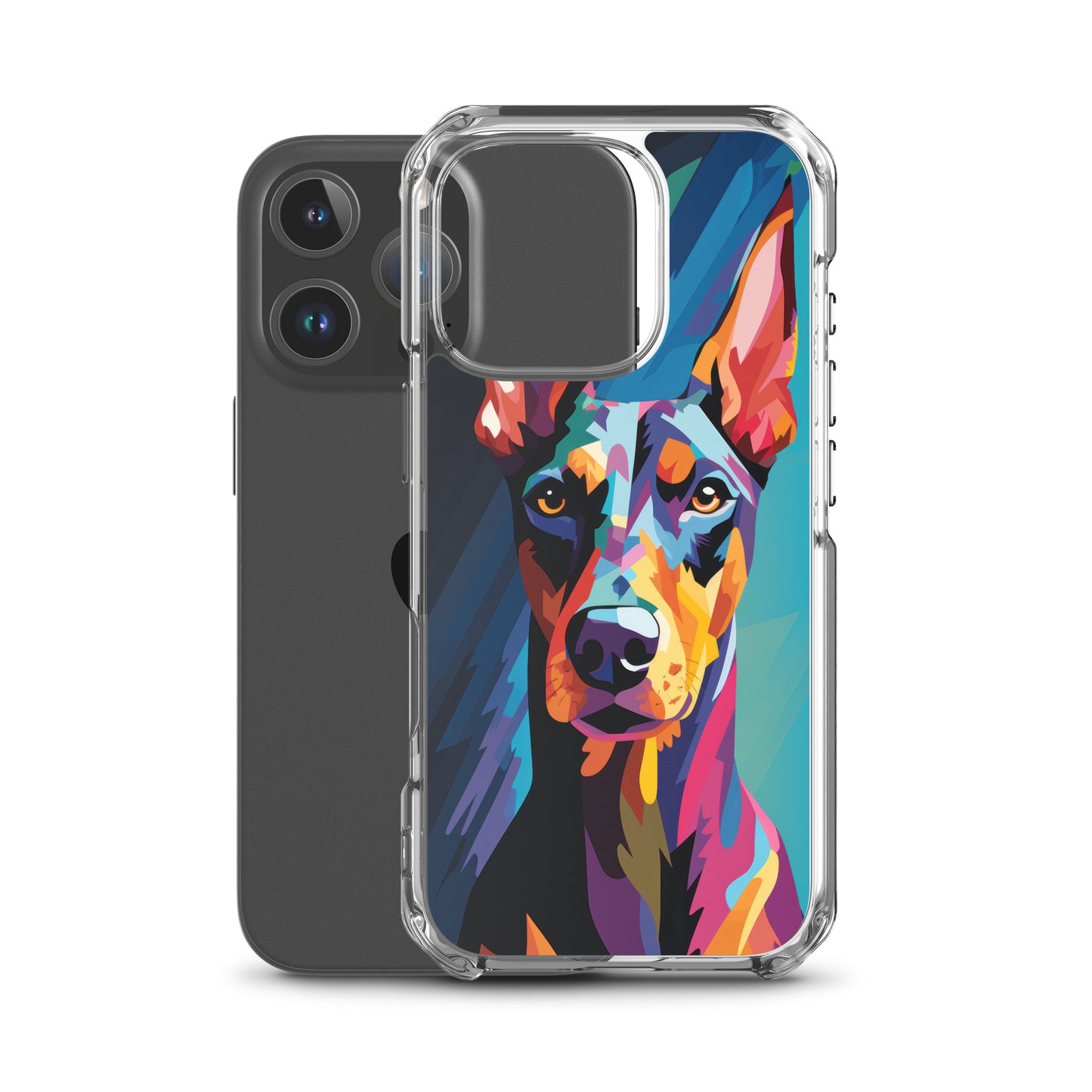 iPhone Case Painted Doberman Pinscher