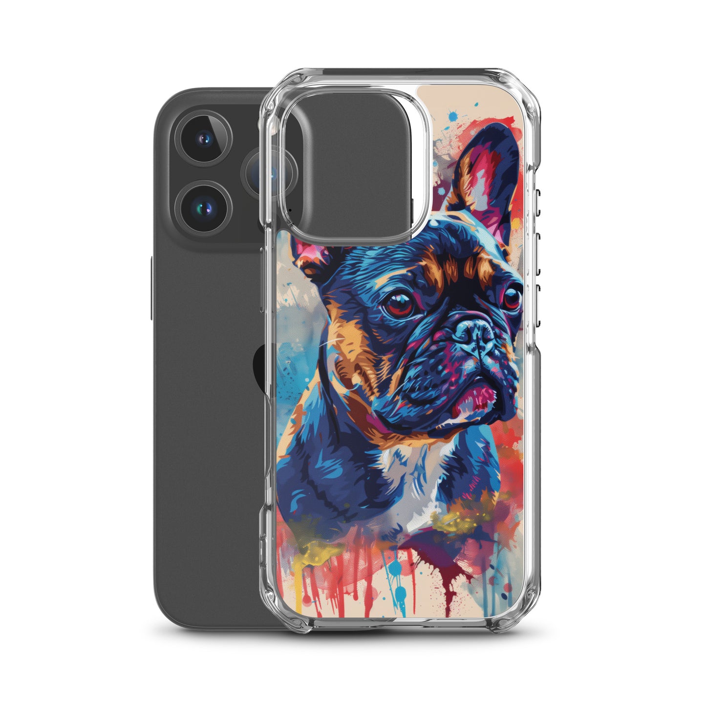Painted French Bulldog iPhone Case
